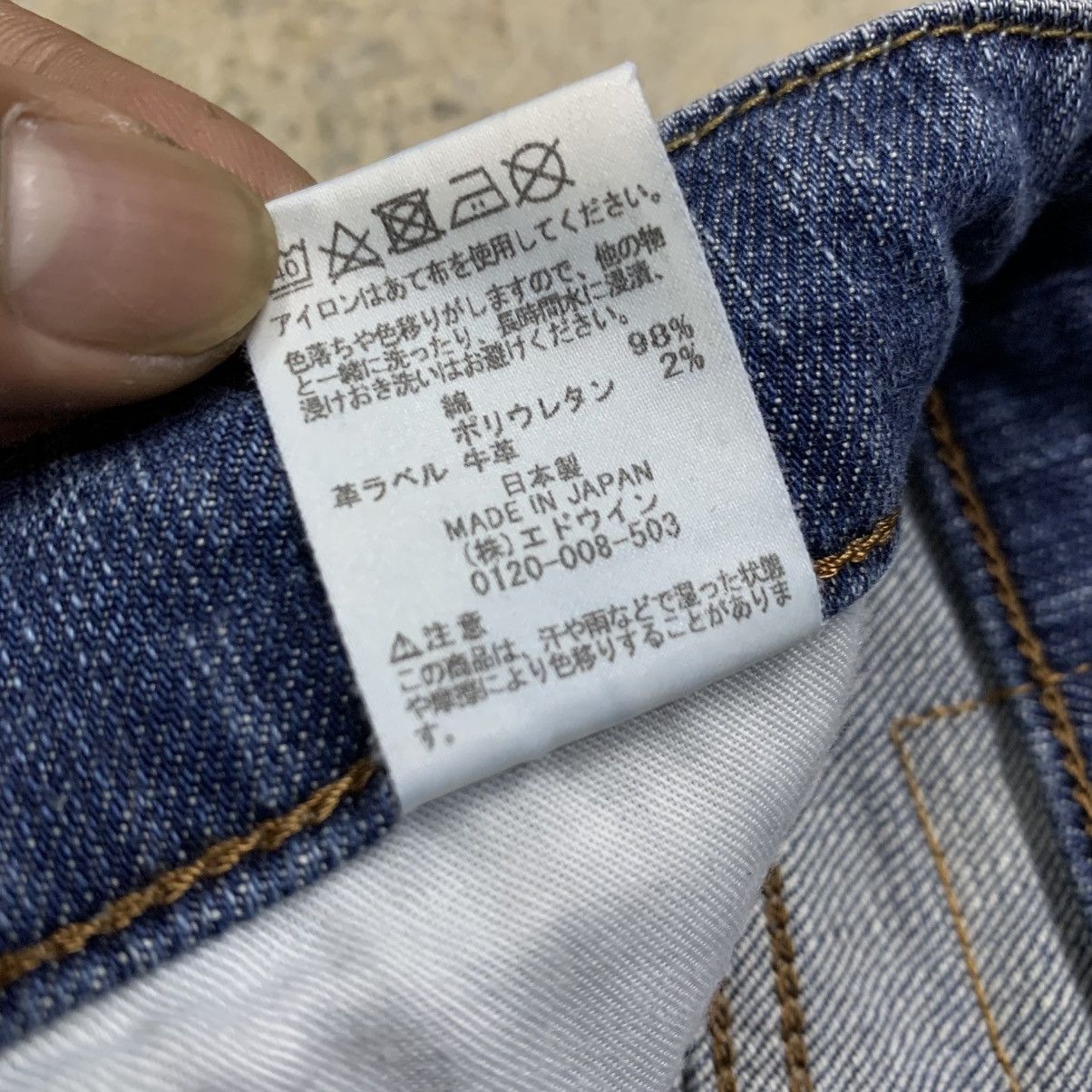 Edwin × Japanese Brand × Vintage Vintage Edwin 503 Tokyo Japan light blue Jean Size US 36 / EU 52 - 10 Thumbnail