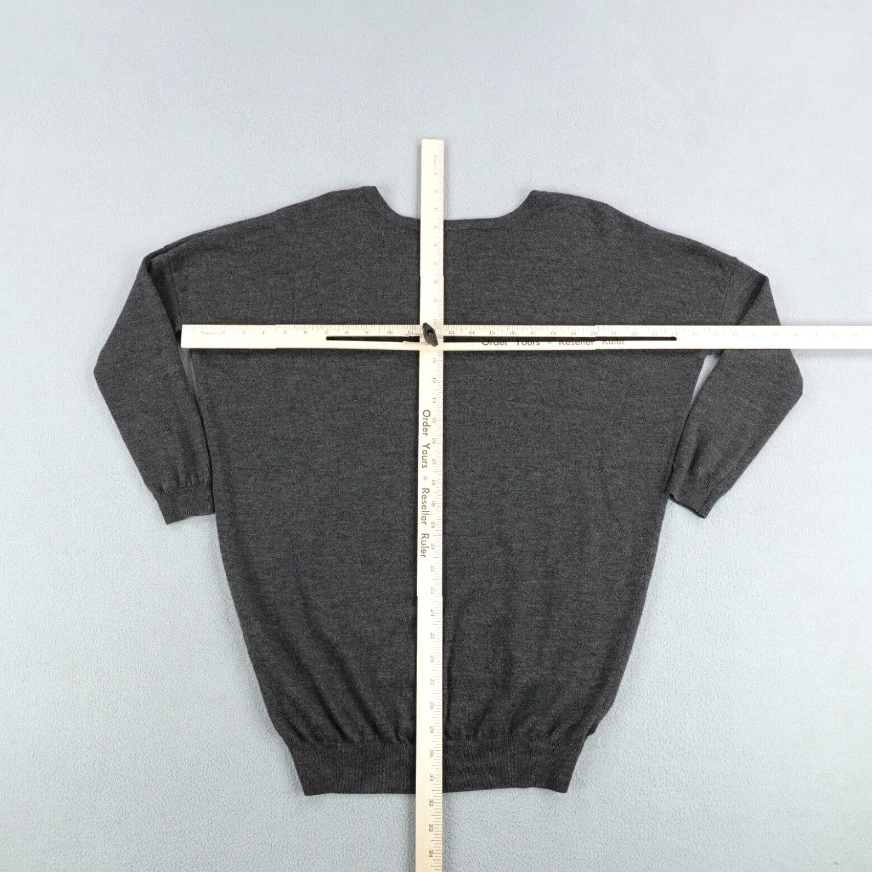 Boden VINTAGE Boden Sweater Women Size 8 Gray Wool Pullover Tunic Long Sleeve Round Neck Outdoor Regular Fit Womens Size M / US 6-8 / IT 42-44 - 6 Thumbnail