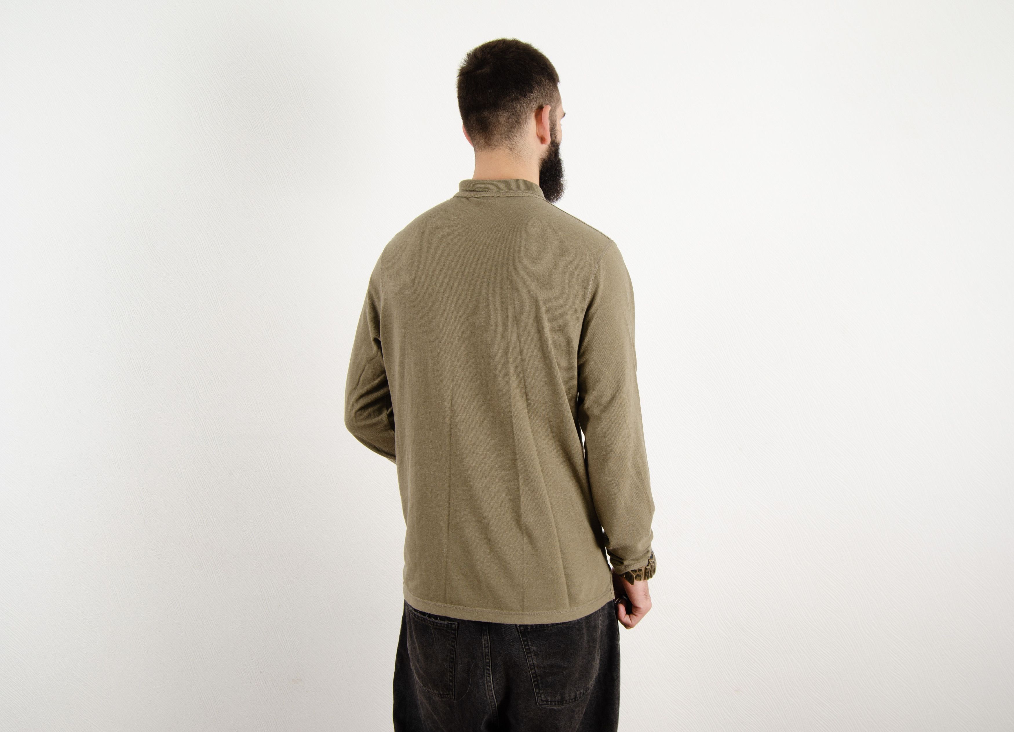 Allsaints AllSaints Reform LS Polo Longsleeve T Shirt Sweater Size US L / EU 52-54 / 3 - 3 Thumbnail