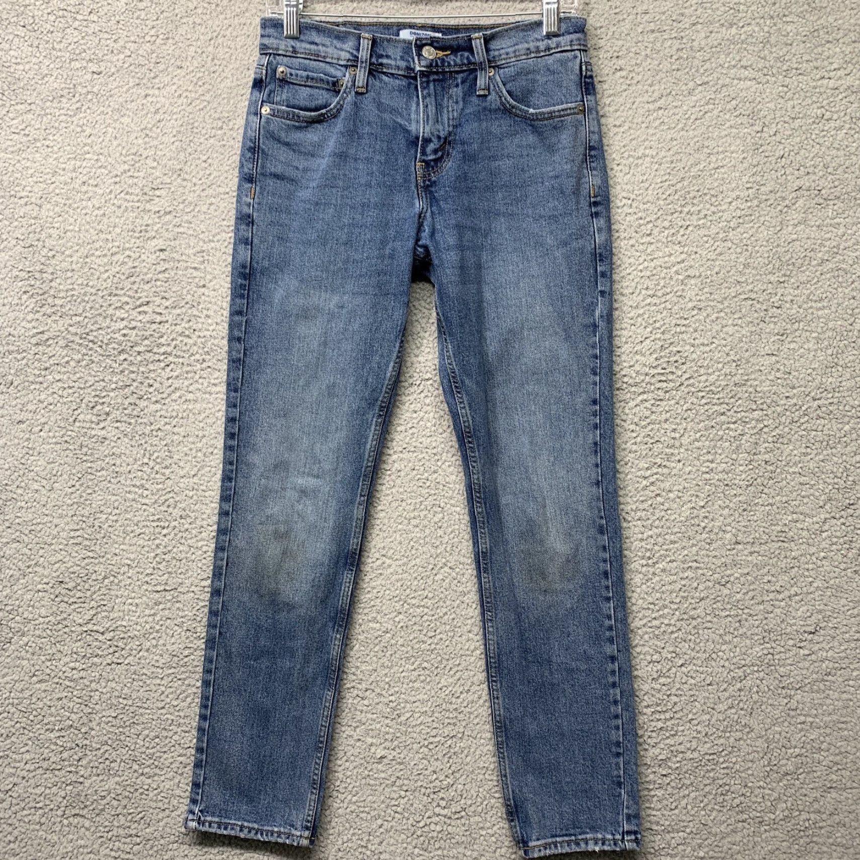 Levi's DENIZEN from Levi's Jeans Slim Fit Blue Denim 28x29 Straight 5-Pocket Men Size US 28 / EU 44 - 2 Thumbnail