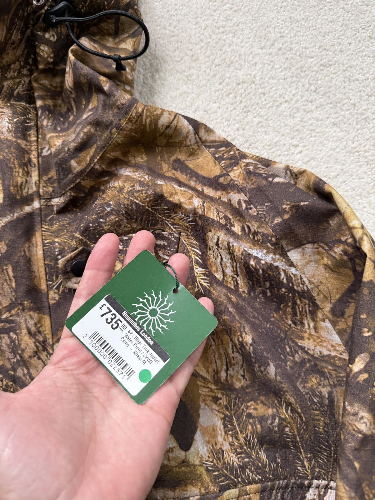 South2 West8 REALTREE CAMO CROP RAIN JACKET Size US M / EU 48-50 / 2 - 4 Thumbnail
