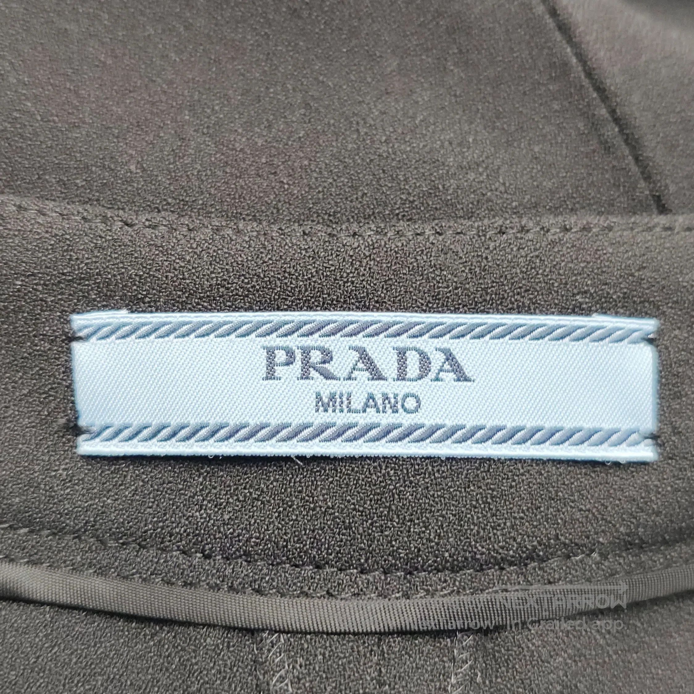 Prada Prada Black Long Pants with Beaded Detail . Size 37" - 5 Thumbnail