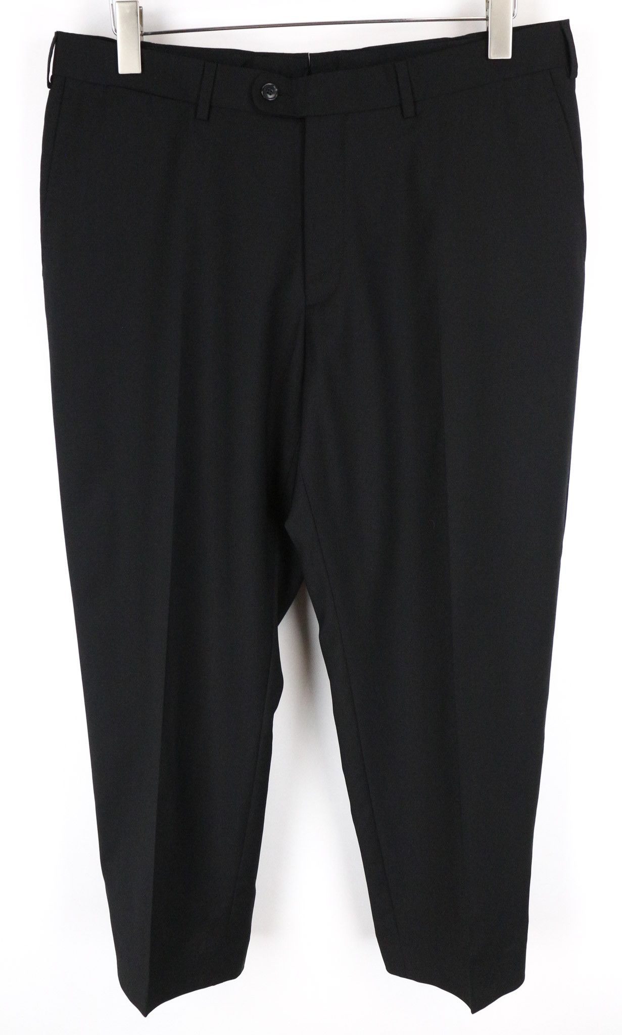 Suitsupply BRESCIA UK44S Black Wool Pleated Trousers 73631 Size 44S - 1 Thumbnail