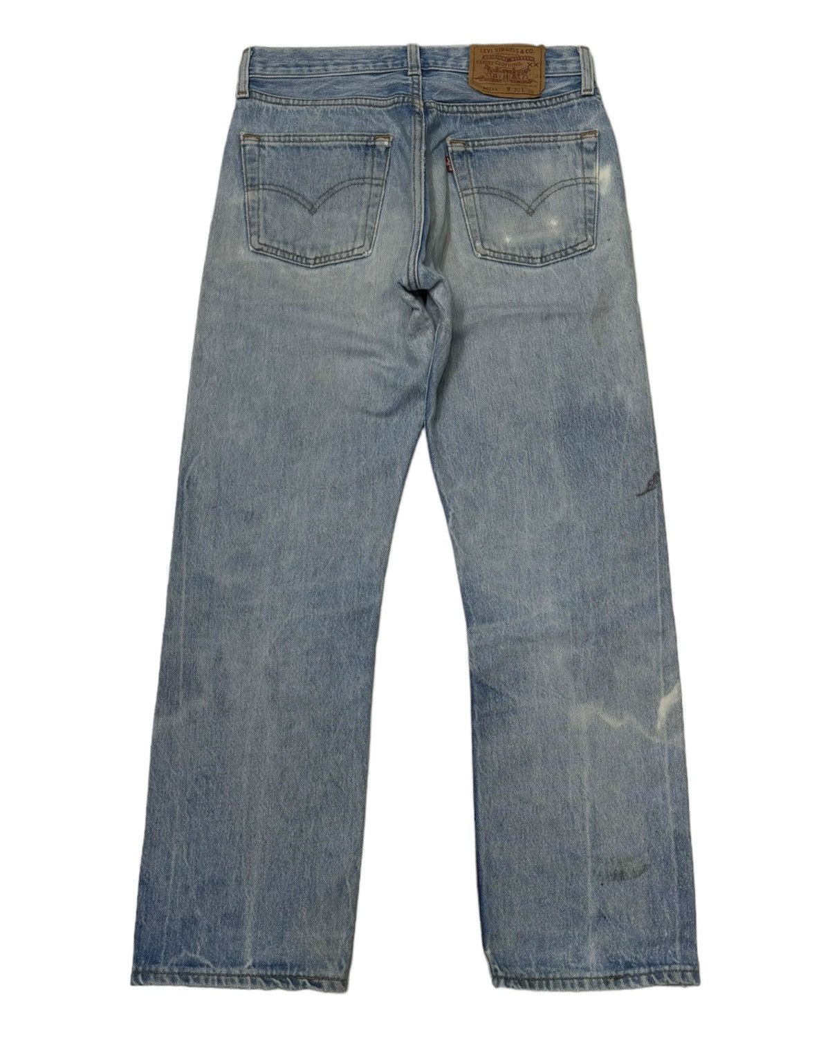 Levi's VINTAGE LEVIS 501xx STONE WASH BAGGY DISTRESS DENIM JEANS Size 29" - 6 Thumbnail