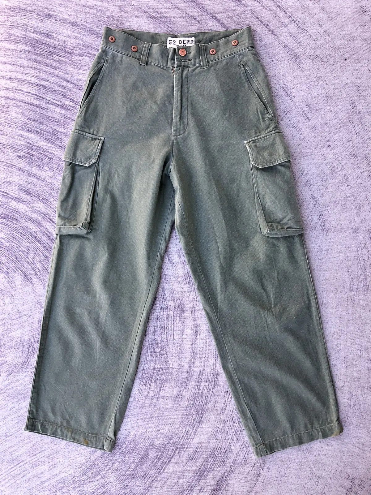 Vintage Cargo Trousers Military With 6 Pocket Workware Pants Size US 28 / EU 44 - 1 Thumbnail