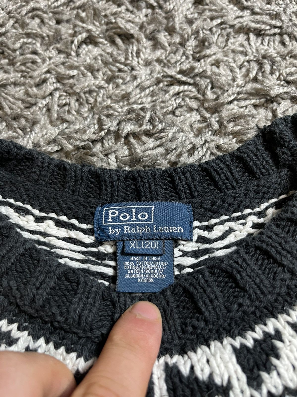 Polo Ralph Lauren RALPH LAUREN VINTAGE KNITTED AZTEC SWEATSHIRT Size US S / EU 44-46 / 1 - 4 Thumbnail