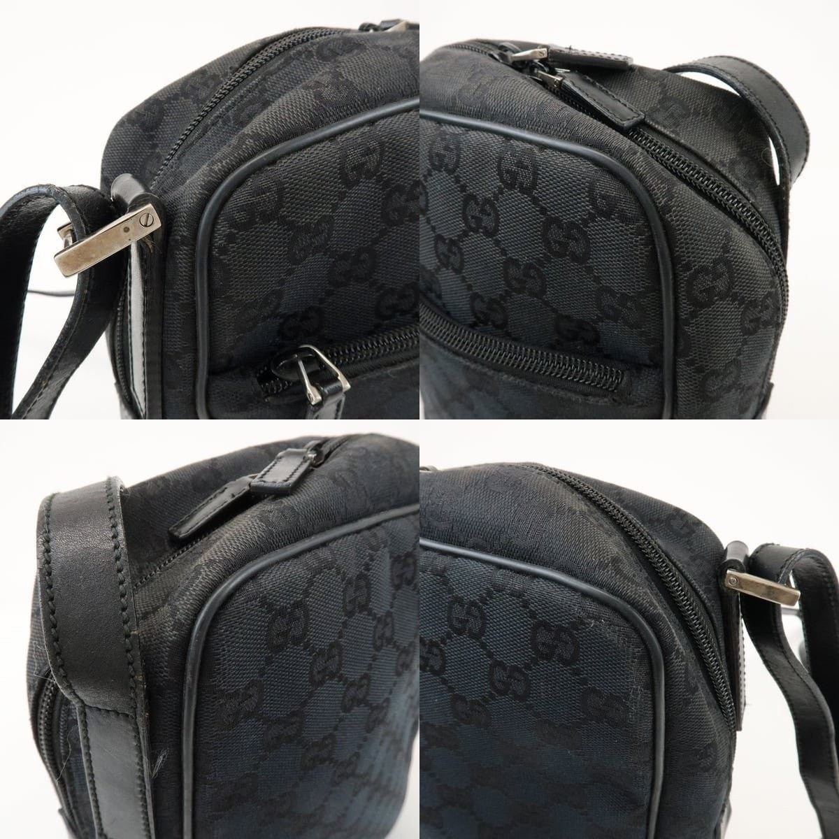 Gucci Gucci GG Supreme Crossbody Bag Black Size ONE SIZE - 6 Thumbnail