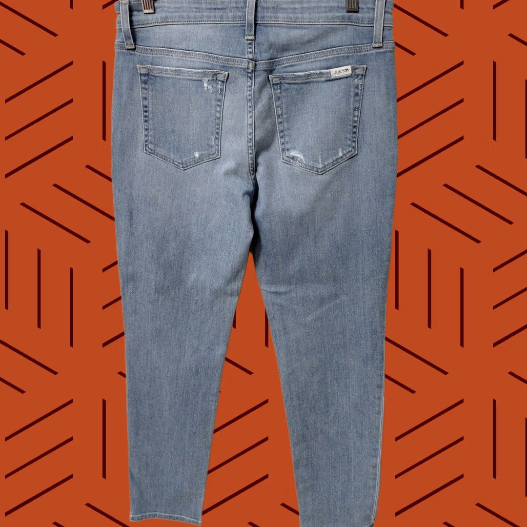 Vintage Joe's Jeans Women Blue Ankle Slim Size 28 Solid Denim Size 28" / US 6 / IT 42 - 1 Thumbnail