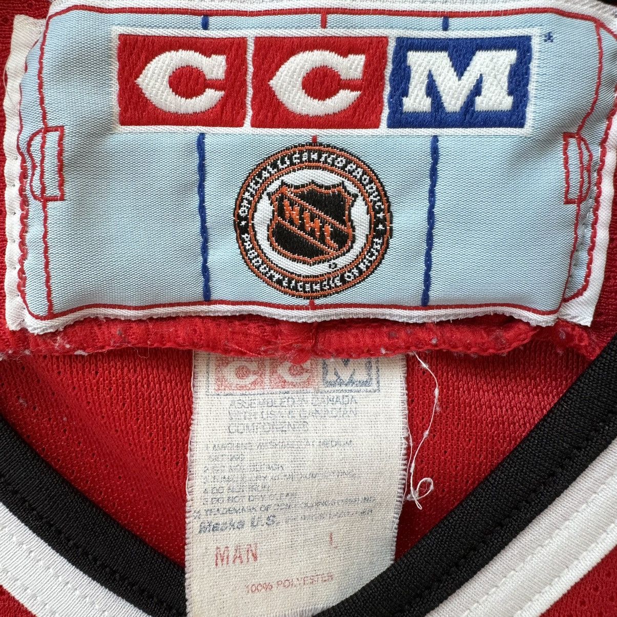 Ccm × Vintage Superb 80s Vintage Chicago Blackhawks Jersey Size US L / EU 52-54 / 3 - 8 Thumbnail