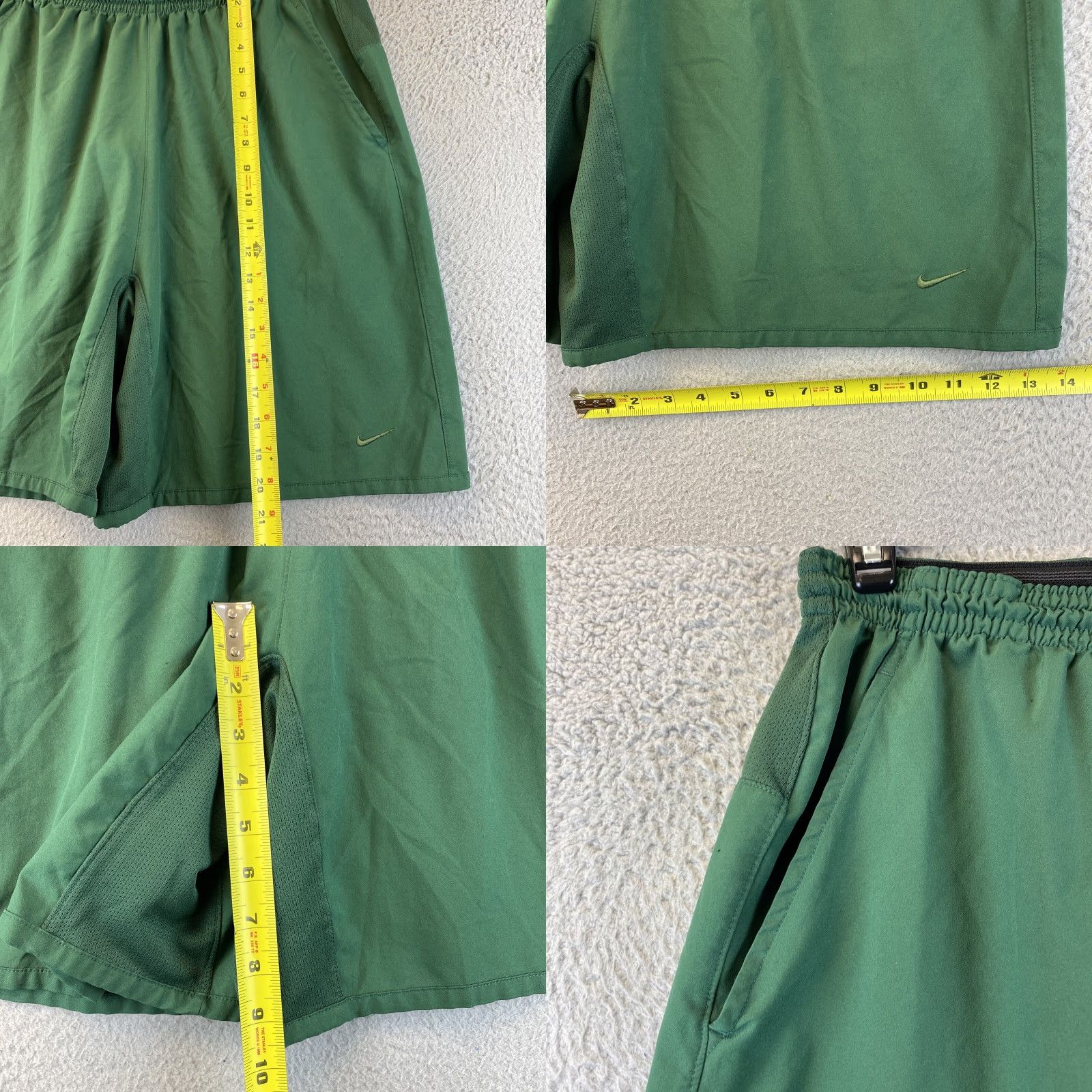 Nike Nike Shorts Mens Extra Large Green Dri Fit Drawstring Sports 44-51 Size US 36 / EU 52 - 8 Thumbnail