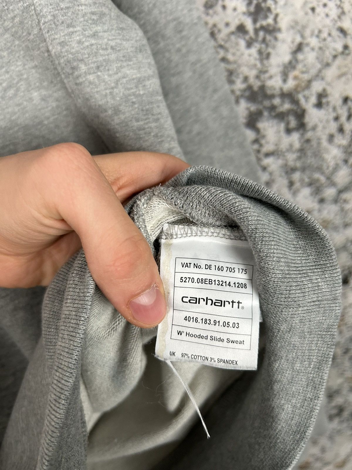 Carhartt Carhartt WIP Hoodie Grey Streetwear Workwear Hype Size L / US 10 / IT 46 - 5 Thumbnail