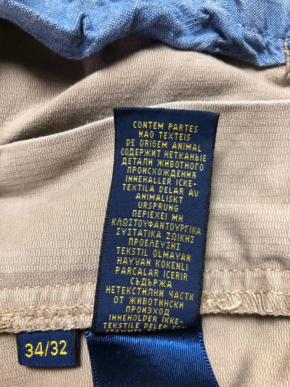Polo Ralph Lauren × Vintage Polo Ralph Lauren Classic Fit Chino Pant FTP Size US 34 / EU 50 - 5 Thumbnail