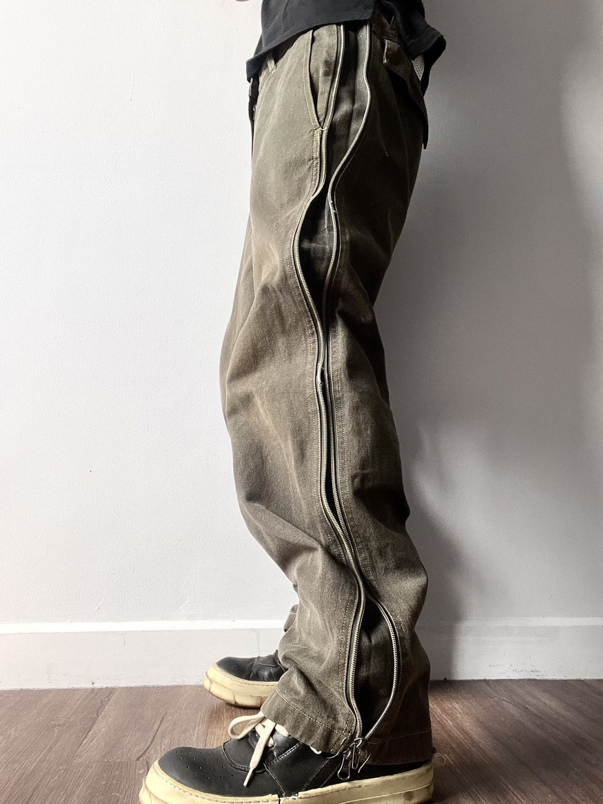 Lad Musician Lad Musician Multi Zipped Baggy Jeans Size US 32 / EU 48 - 2 Thumbnail