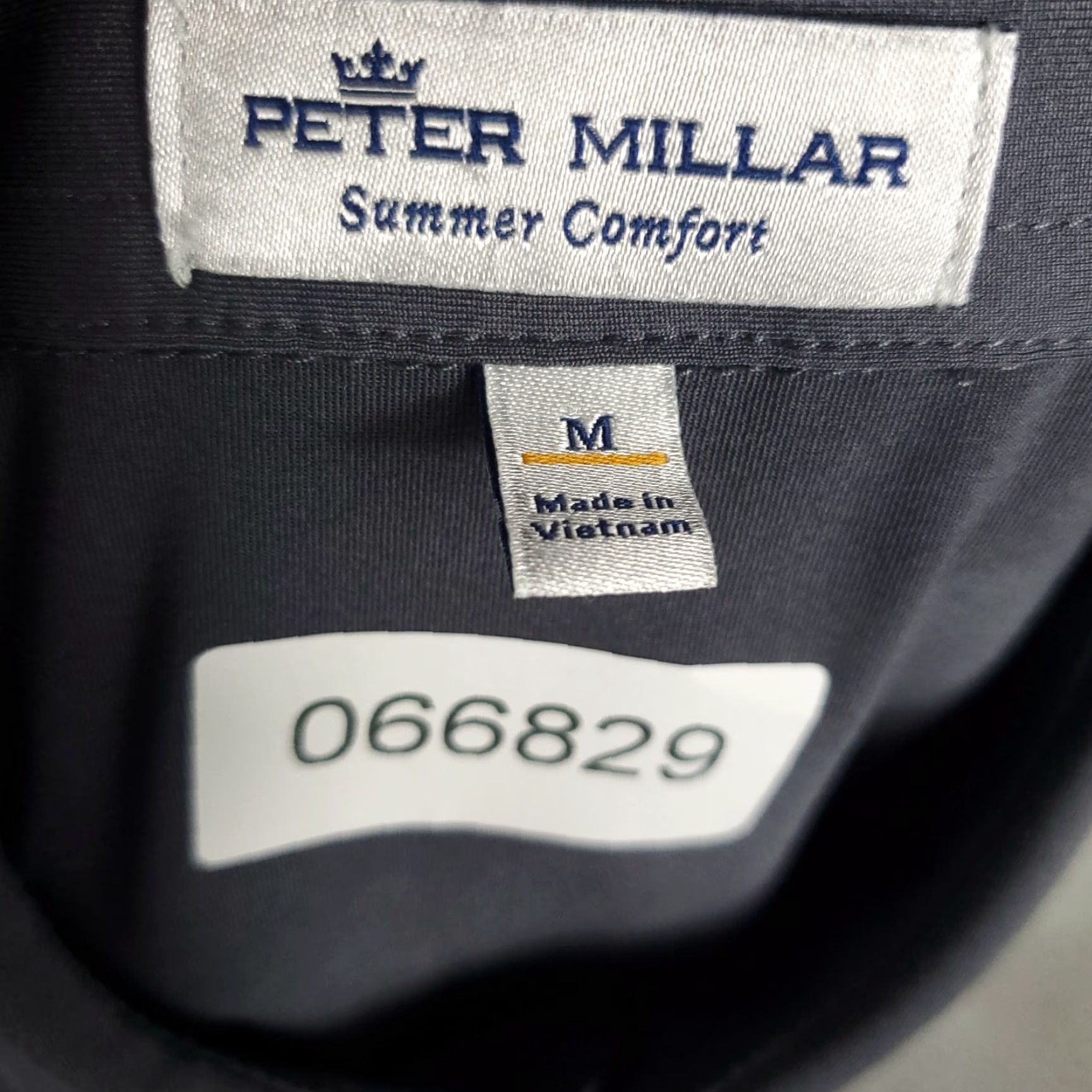 Peter Millar Peter Millar Polo Shirt Mens Medium Gray Summer Comfort Short Sleeve Shirt Size US M / EU 48-50 / 2 - 8 Thumbnail