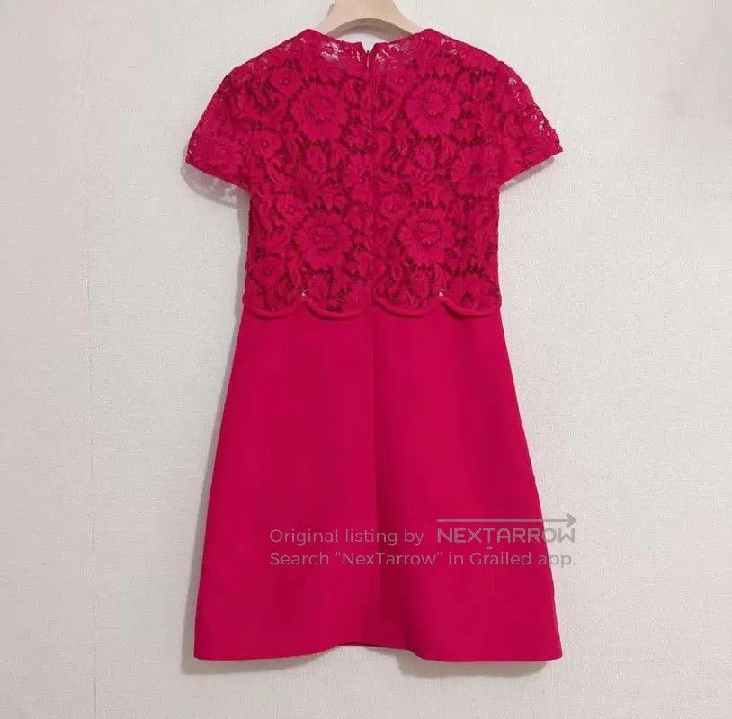 Valentino Valentino Summer Pink Lace Dress . Size S / US 4 / IT 40 - 1 Thumbnail