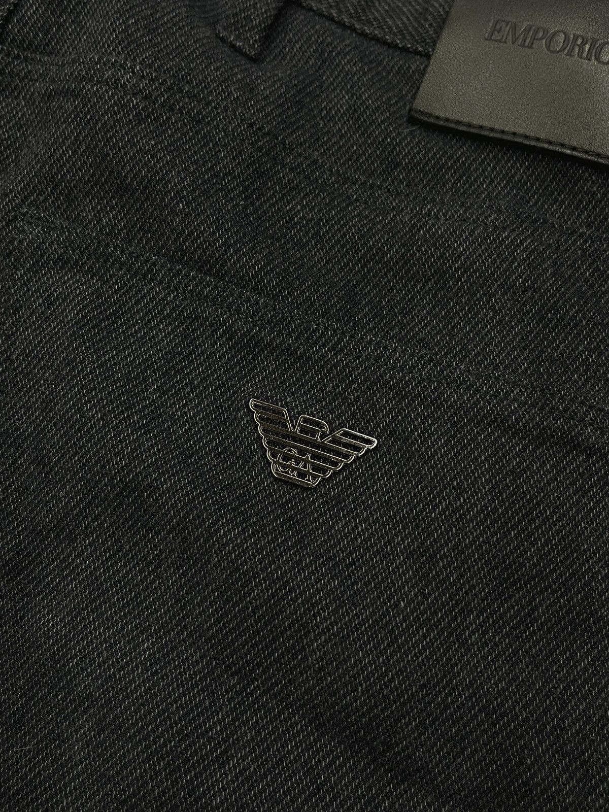 Emporio Armani Mens Emporio Armani J6 Herringbone Pants Grey Size 30 Size US 30 / EU 46 - 5 Thumbnail