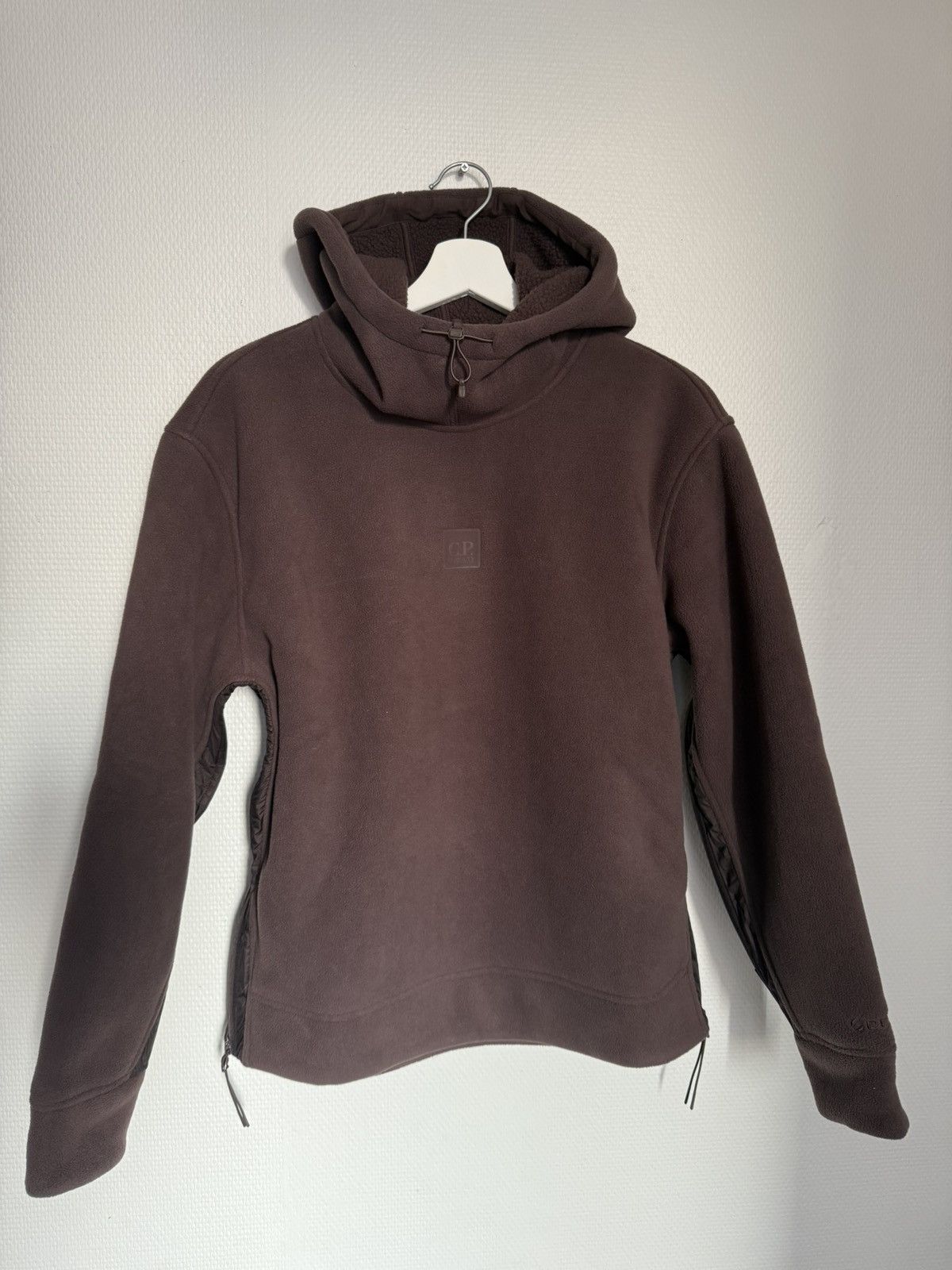 C.P. Company CP Company Pertex Lined Polar Fleece Hoodie Brown Size S Size US S / EU 44-46 / 1 - 2 Thumbnail