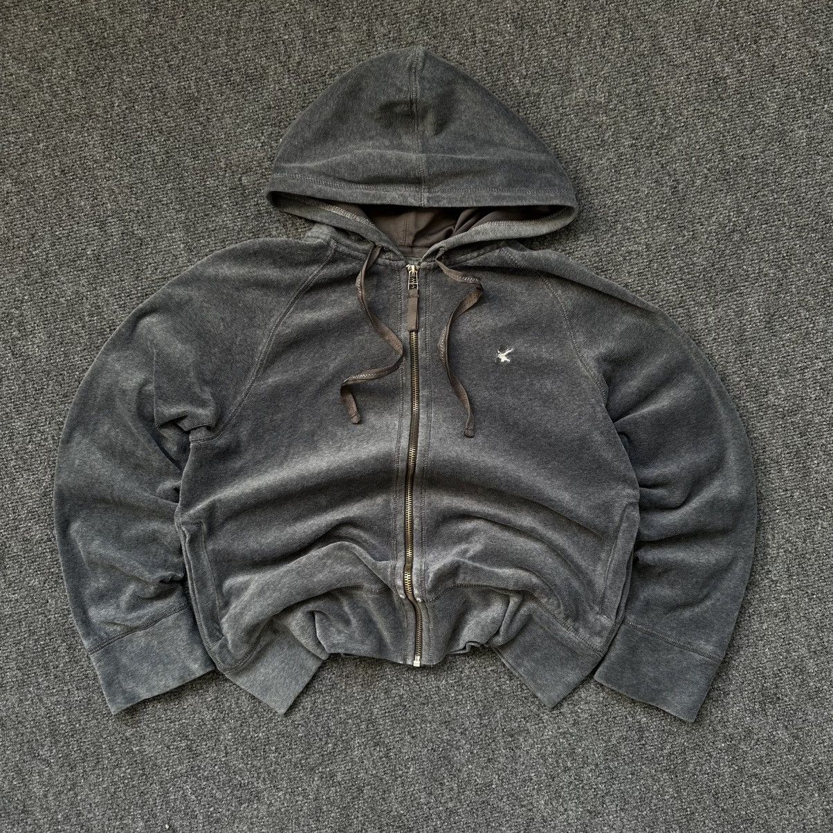 Juicy Couture VTG Women’s Hype Velvet Zip Hoodie Style By Juicy Couture Size XL / US 12-14 / IT 48-50 - 3 Thumbnail