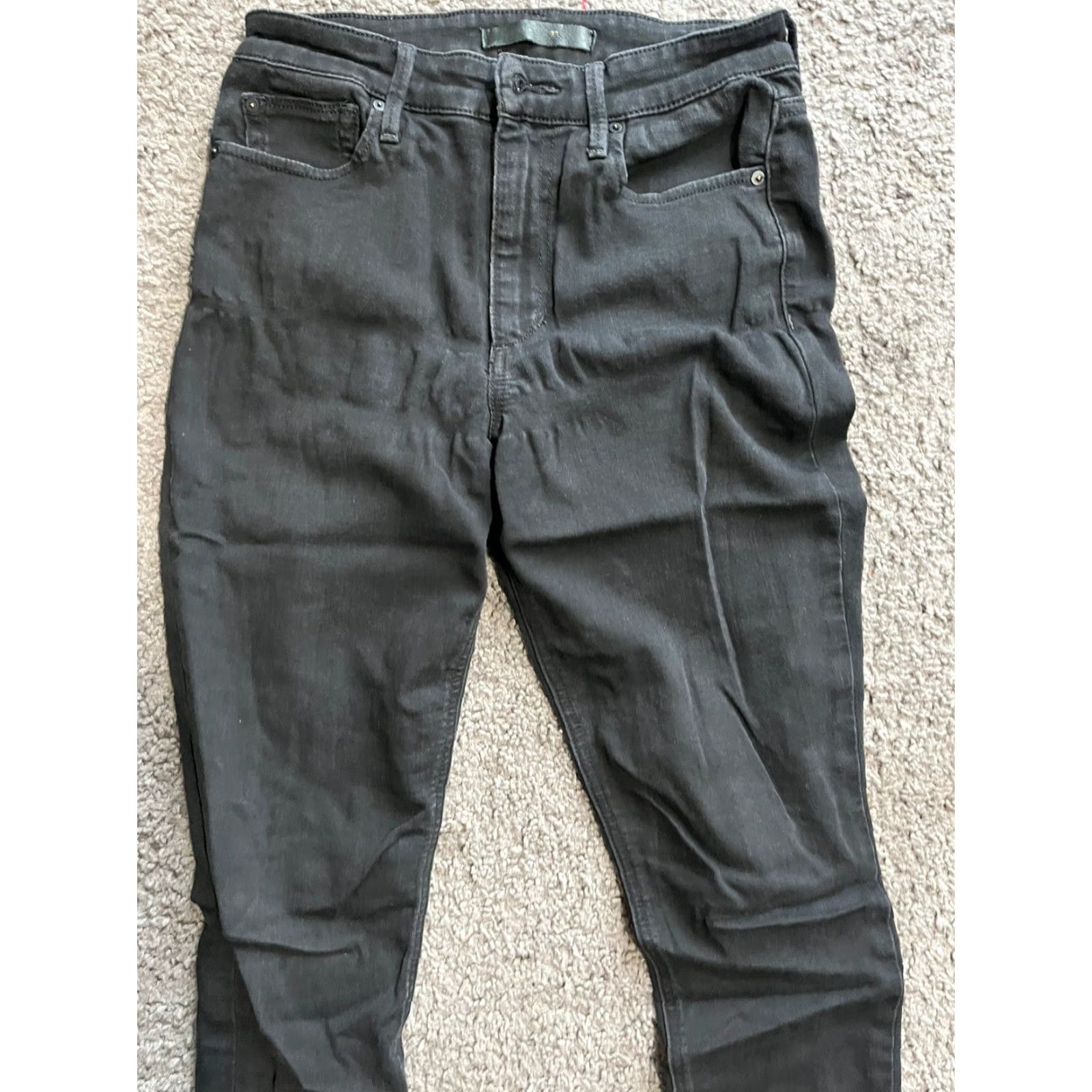 Vintage JOE'S Jeans The Charlie High Rise Skinny Ankle Jeans Women's Size 26 Black Rinse Denim Skinny Fit 5-Pocket Regular Rise WWB Ladies Size 26" / US 2 / IT 38 - 2 Thumbnail