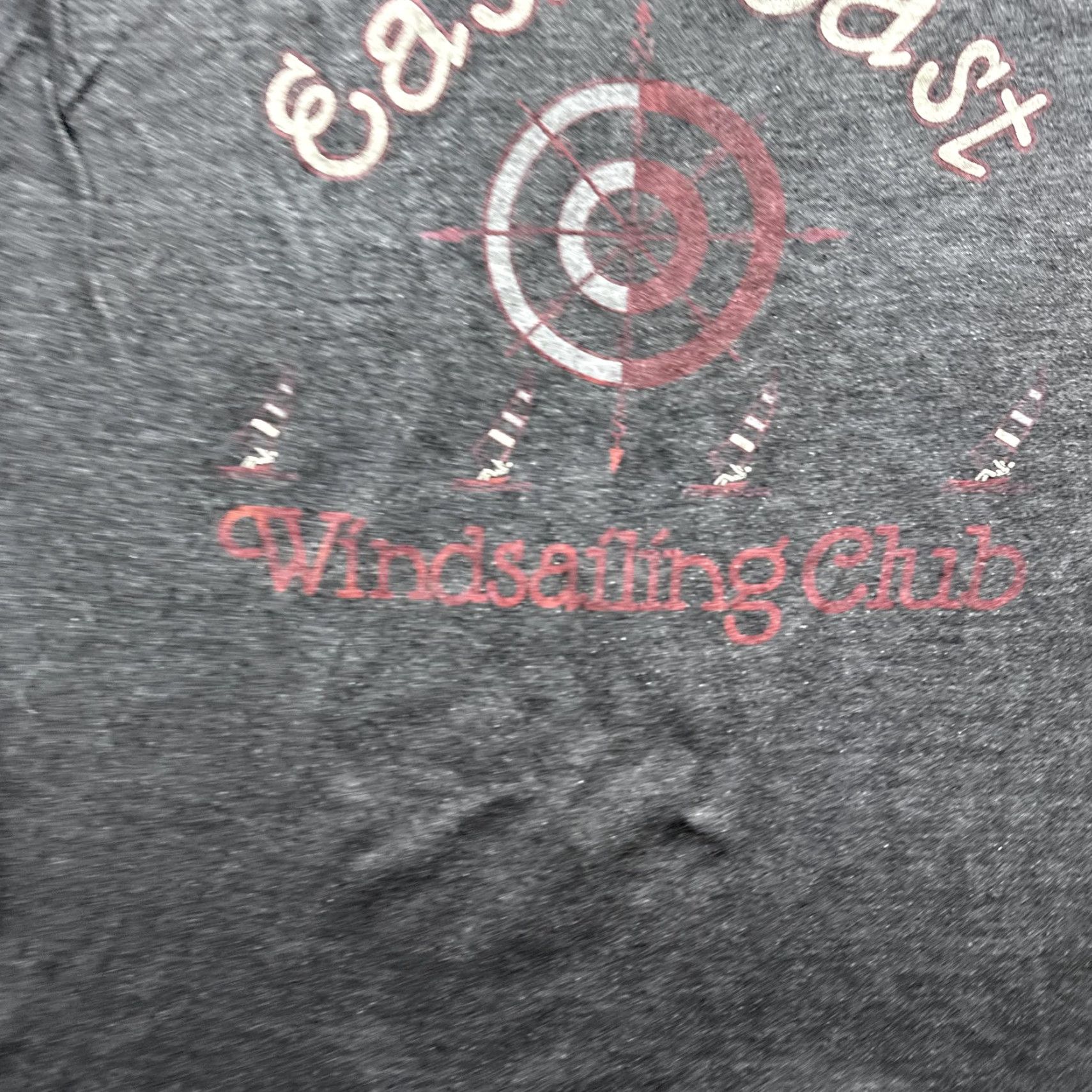Vintage VINTAGE East Coast Windsailing Club Shirt Mens Medium Gray Graphic Tee Nautical y2k Size US L / EU 52-54 / 3 - 5 Thumbnail