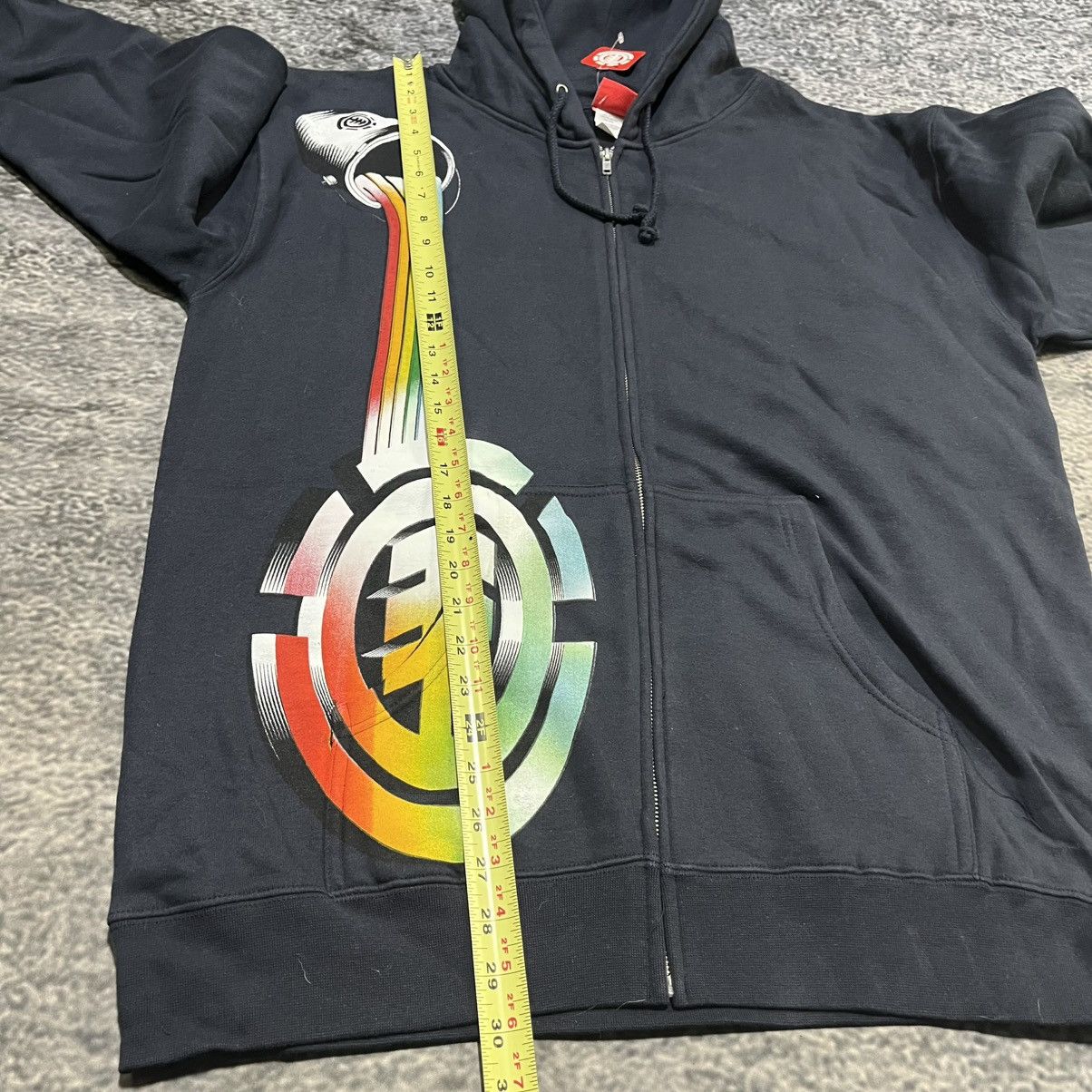 Element Vintage Y2K Element Skateboards Paint Zip Up Hoodie Large Size US L / EU 52-54 / 3 - 10 Thumbnail