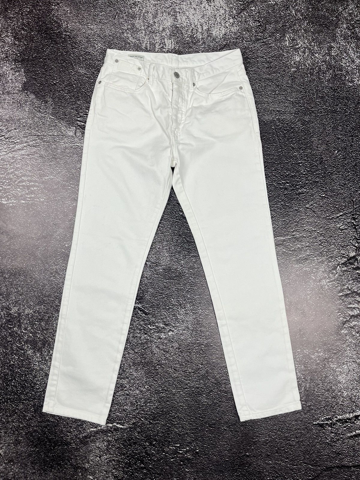 Dries Van Noten Dries Van Noten White Denim Pants Jeans Size 28 Size 28" / US 6 / IT 42 - 1 Thumbnail