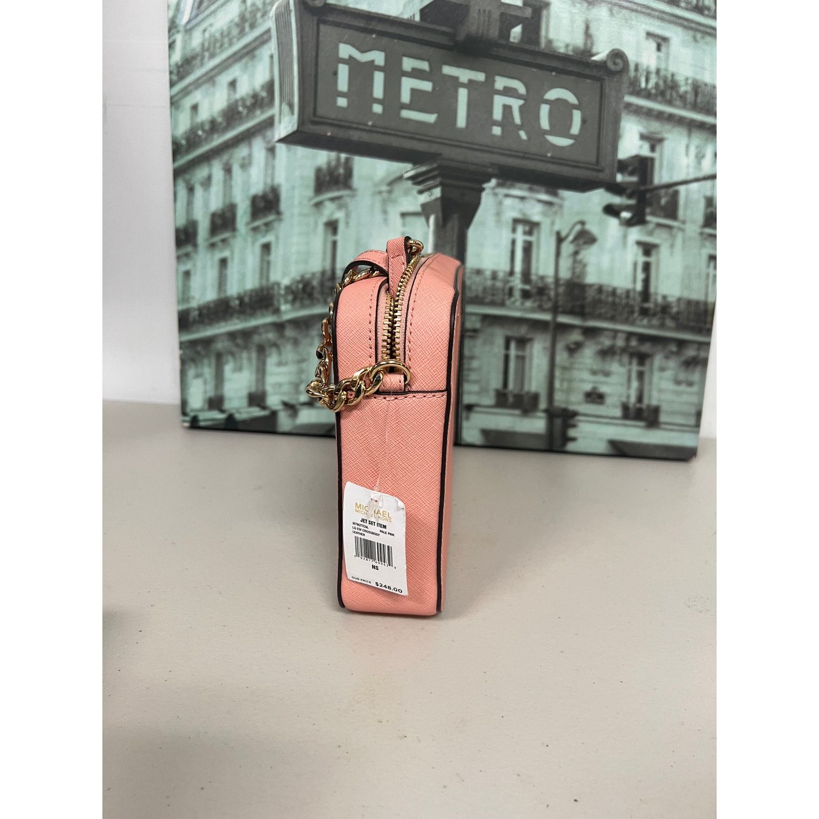 Michael Kors Michael Kors 35T8GTTC9L Jet Set Large Saffiano Camera Size ONE SIZE - 4 Thumbnail