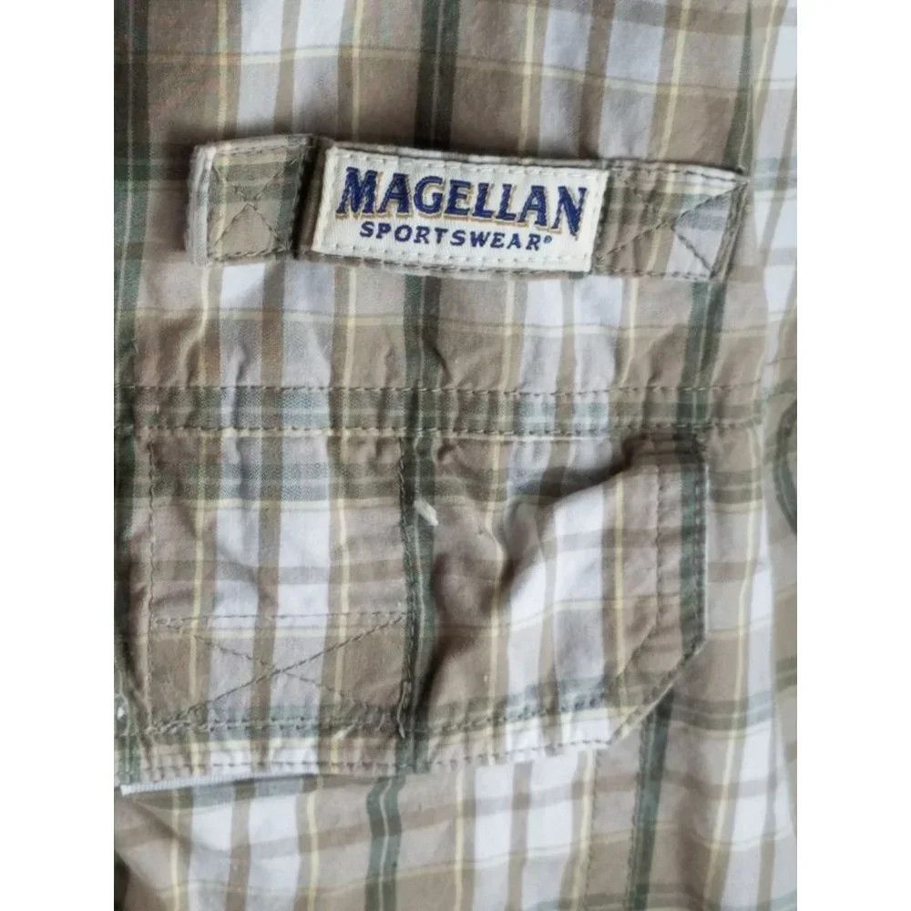 Other Mens Magellan Sportswear Green Beige Plaid Vented Cotton XL Size US XL / EU 56 / 4 - 3 Thumbnail
