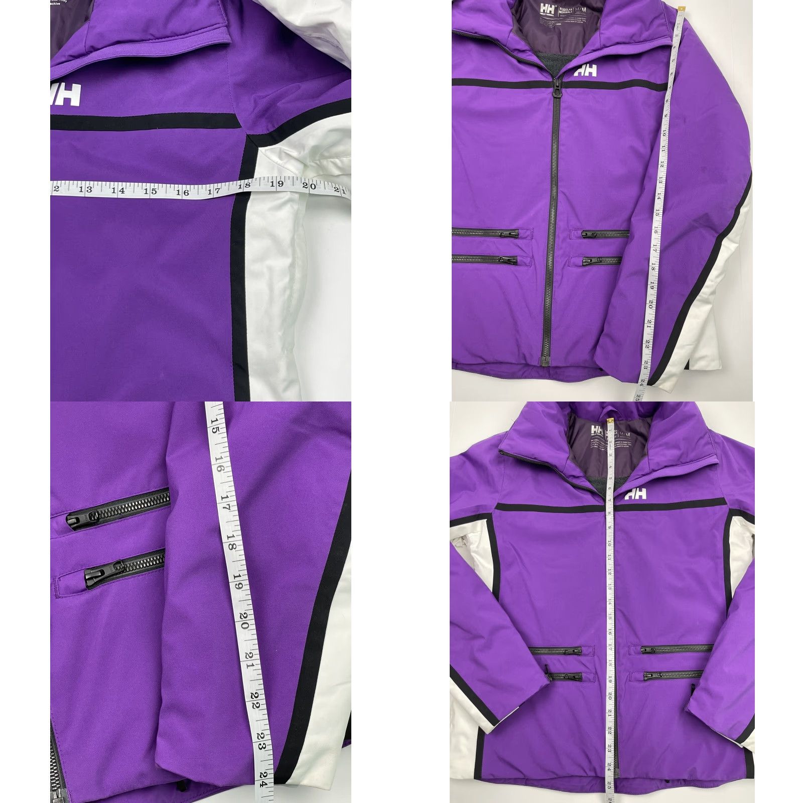 Helly Hansen Helly Hansen Jacket Women's M Purple Snowboard Lined Vented Tech Performance Ski Size M / US 6-8 / IT 42-44 - 7 Thumbnail