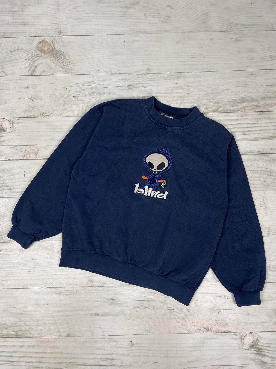 Blind Skateboards Vintage Blind 90s Skateboard Sweatshirt Big Logo Size US S / EU 44-46 / 1 - 1 Thumbnail