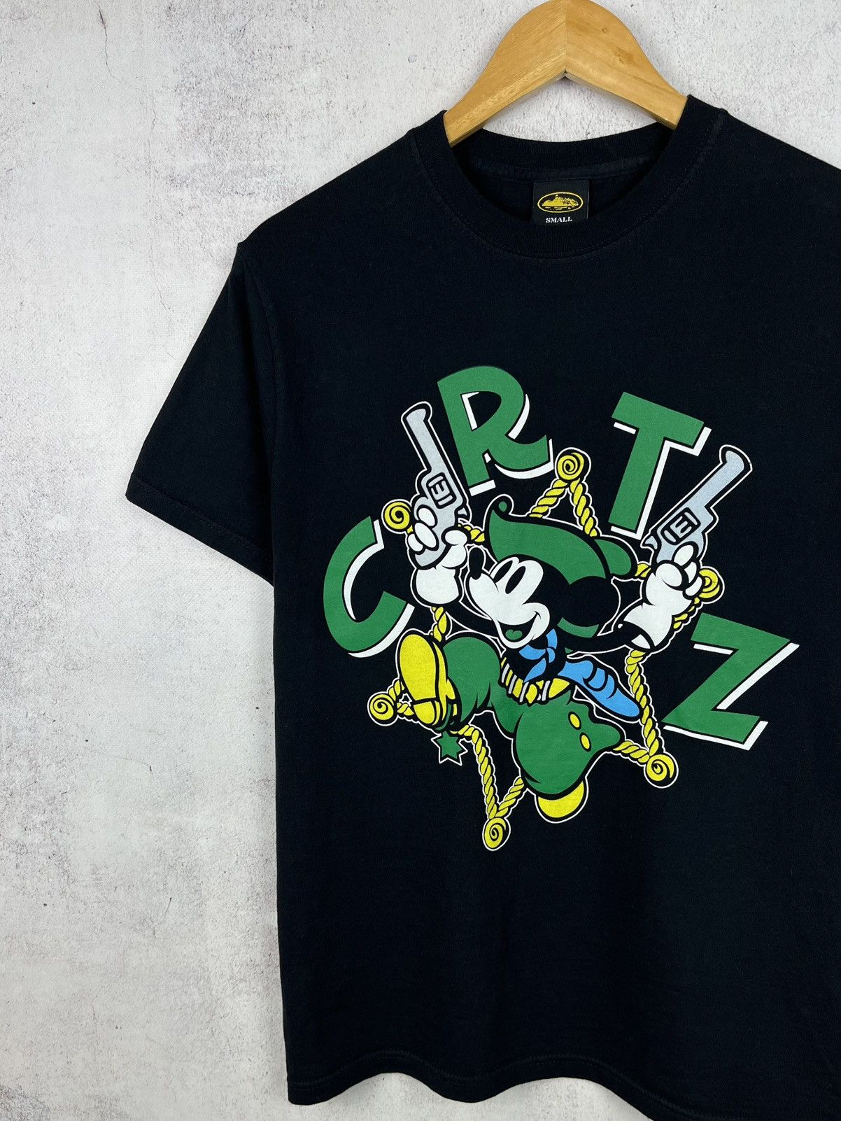 Corteiz Corteiz Mickey Mouse Guns Rap Graphic T-Shirt Rare Hype Y2K Size US S / EU 44-46 / 1 - 2 Thumbnail