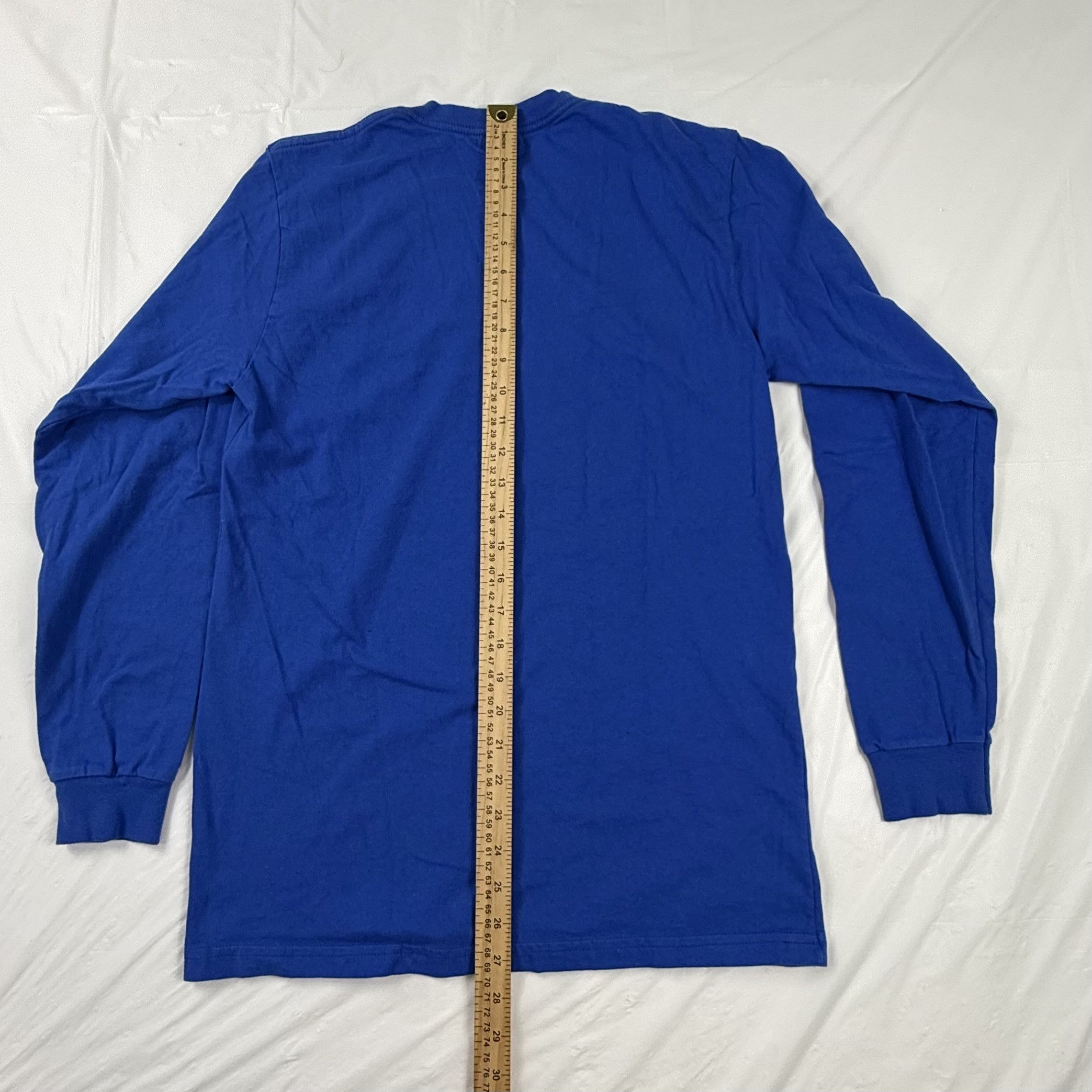 Supreme Supreme Mens Royal Blue Long Sleeve T-Shirt Solid Crew Neck Size US M / EU 48-50 / 2 - 4 Thumbnail