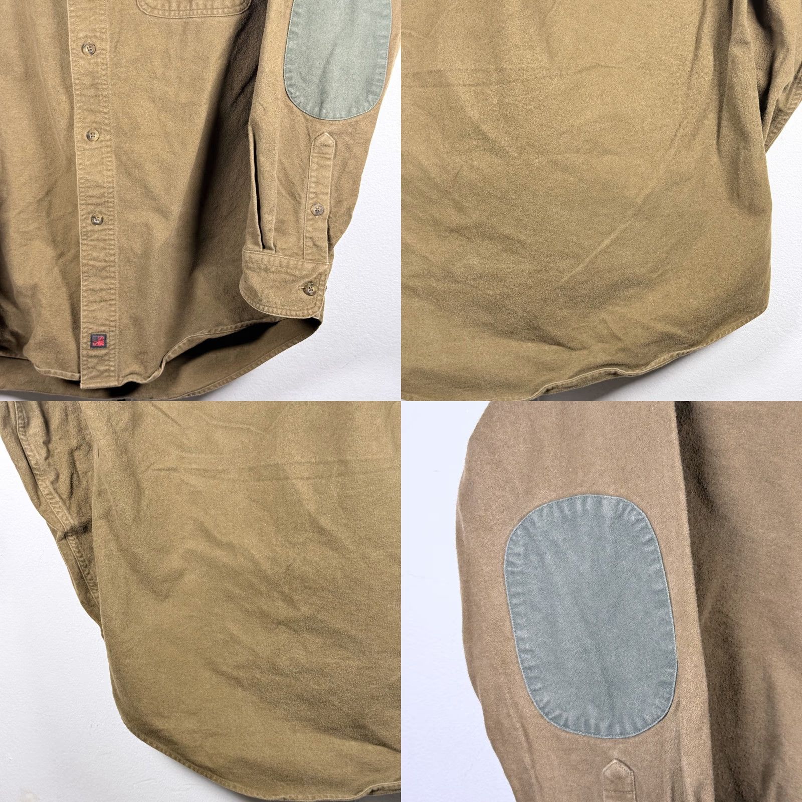 Vintage VINTAGE Woolrich Shirt Brown Plaid Long Sleeve Button-Down Mens Large Size US L / EU 52-54 / 3 - 8 Thumbnail