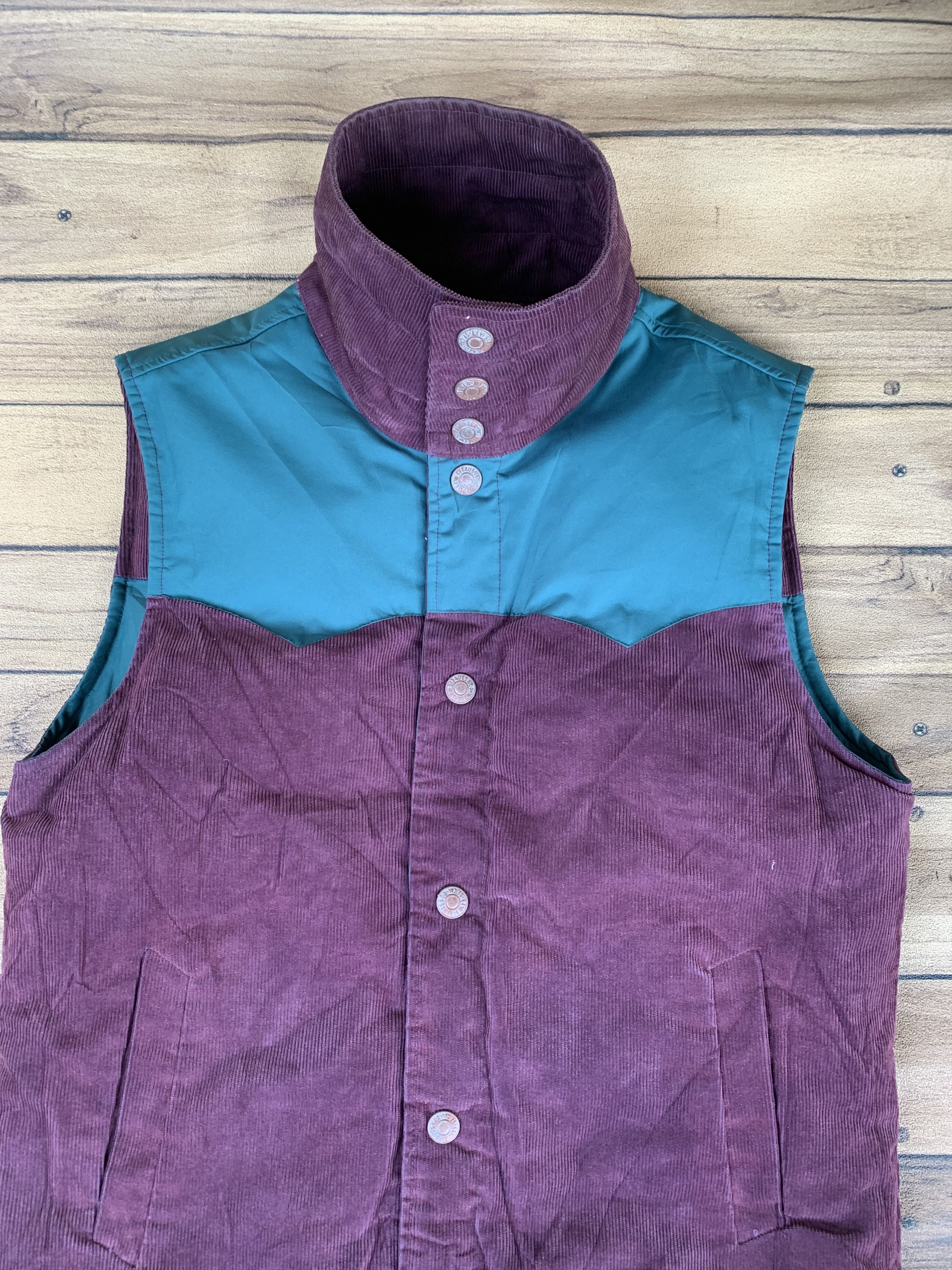 Levi's Vintage Levis vest reversible corduroy parachute puffer Size US M / EU 48-50 / 2 - 2 Thumbnail
