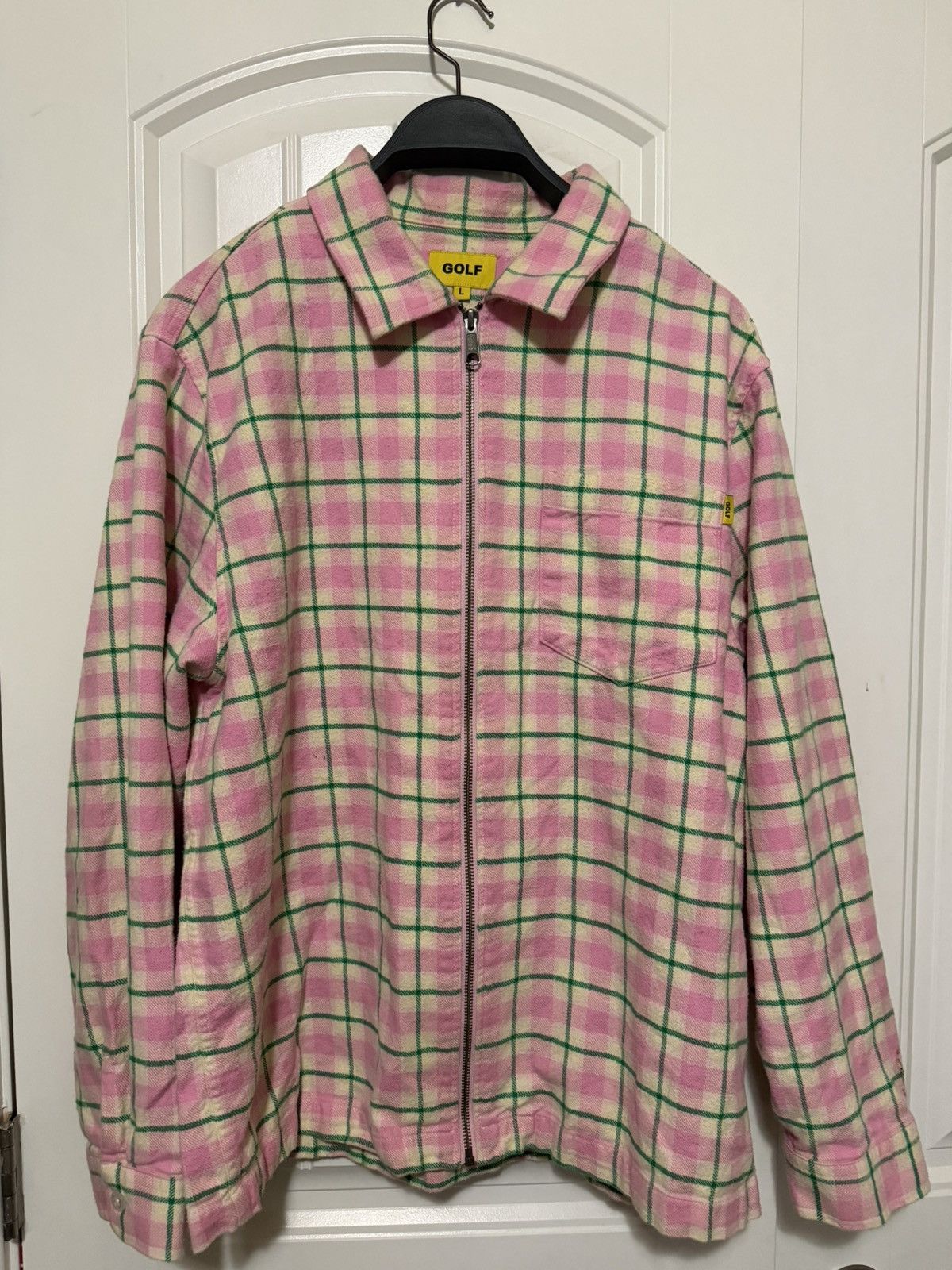 Golf Wang Golf Wang mens pink & white jacket Size US L / EU 52-54 / 3 - 1 Thumbnail