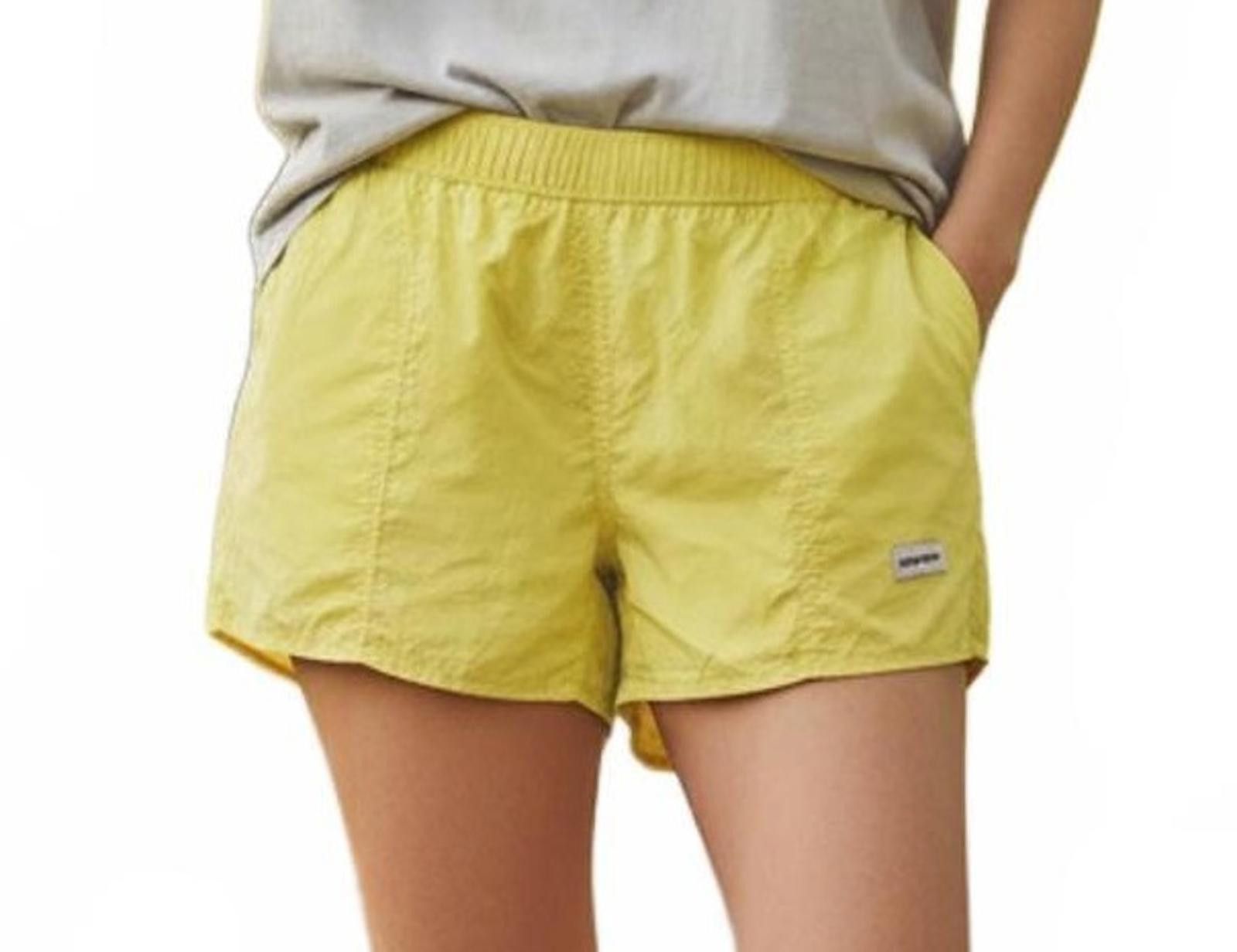 Other Free People FP Movement Yellow Shorts Size M Size 32" / US 10 / IT 46 - 2 Thumbnail