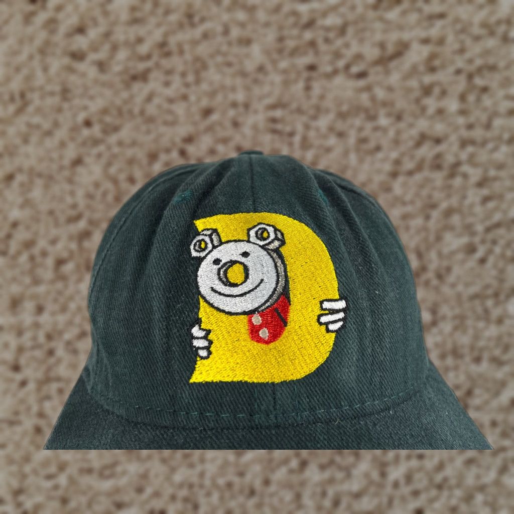 CO VINTAGE LH Dottie Hat Cap Snap Back Adult Large Green Cotton Size ONE SIZE - 1 Thumbnail