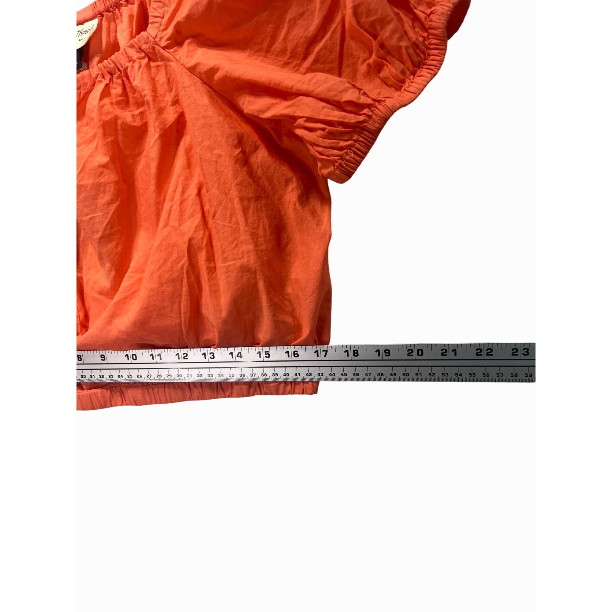 Other Universal Thread - Women's Puff Short Sleeve Peasant Top - O Size L / US 10 / IT 46 - 5 Thumbnail