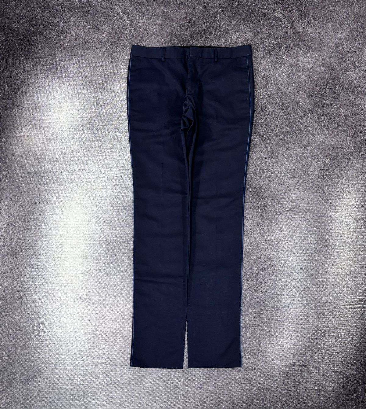 Roberto Cavalli Roberto Cavalli Men’s Navy Blue Luxury Dress Pants Trousers Size US 34 / EU 50 - 1 Thumbnail
