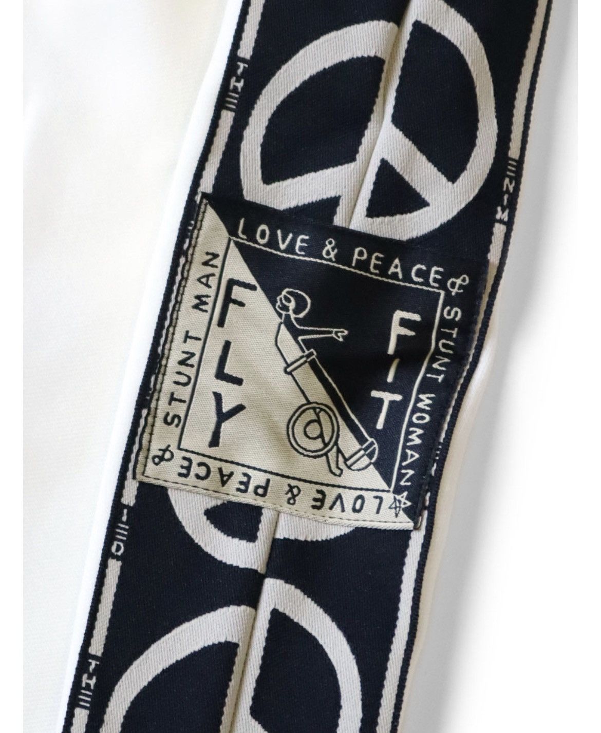 Kapital Kapital TH.D.D peace smooth jersey flare track pants Size US 34 / EU 50 - 4 Thumbnail