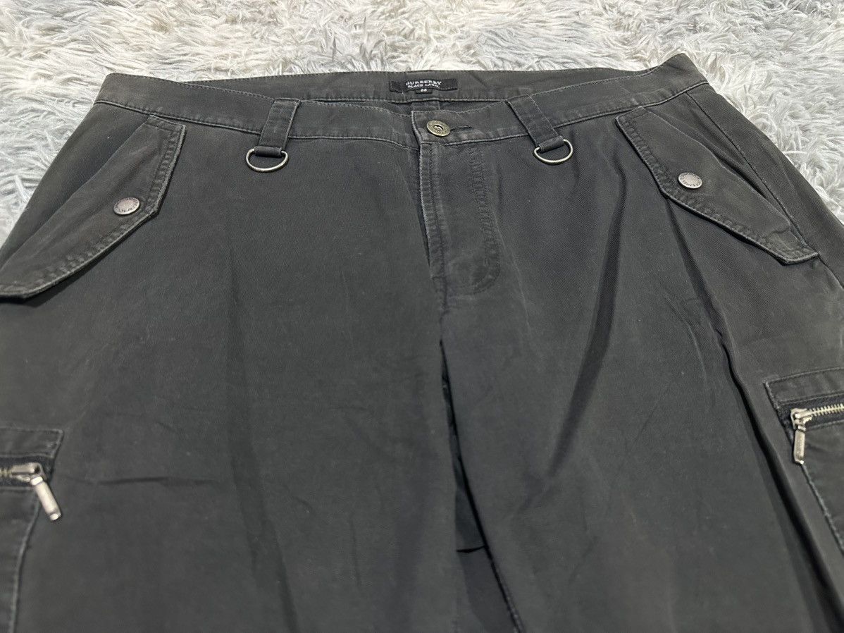 Burberry 🔥Y2K Burberry Black Label Flared Cargo Pants Multi Pockets Size US 34 / EU 50 - 4 Thumbnail