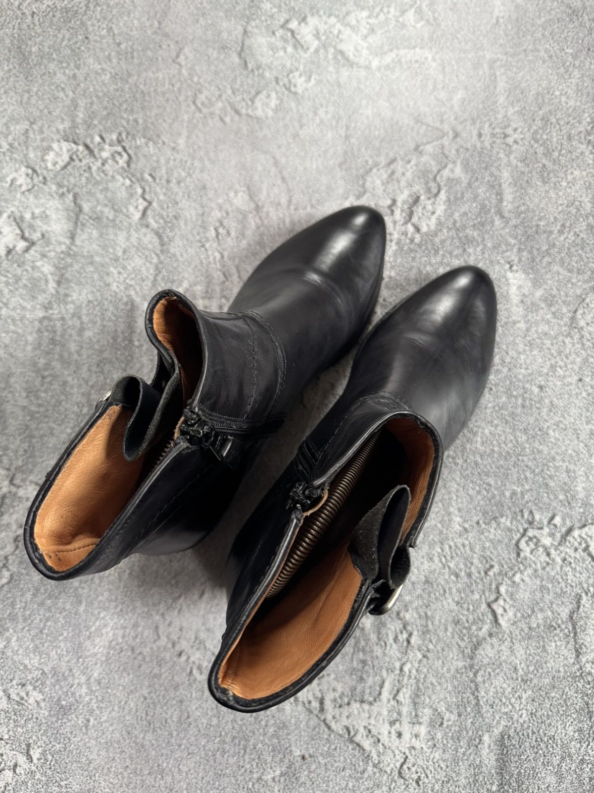A.S.98 × Leather AS98 Airstep A.S.98 black leather zip shoes boots Cossacks Size US 9 / IT 39 - 13 Thumbnail