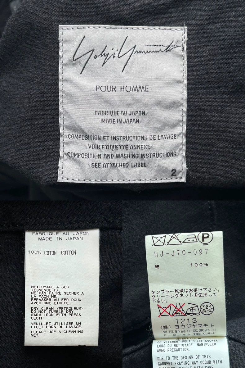 Yohji Yamamoto Yohji Yamamoto 10ss bankruptcy raw edge coat 2501-Nextarrow Size US M / EU 48-50 / 2 - 9 Thumbnail