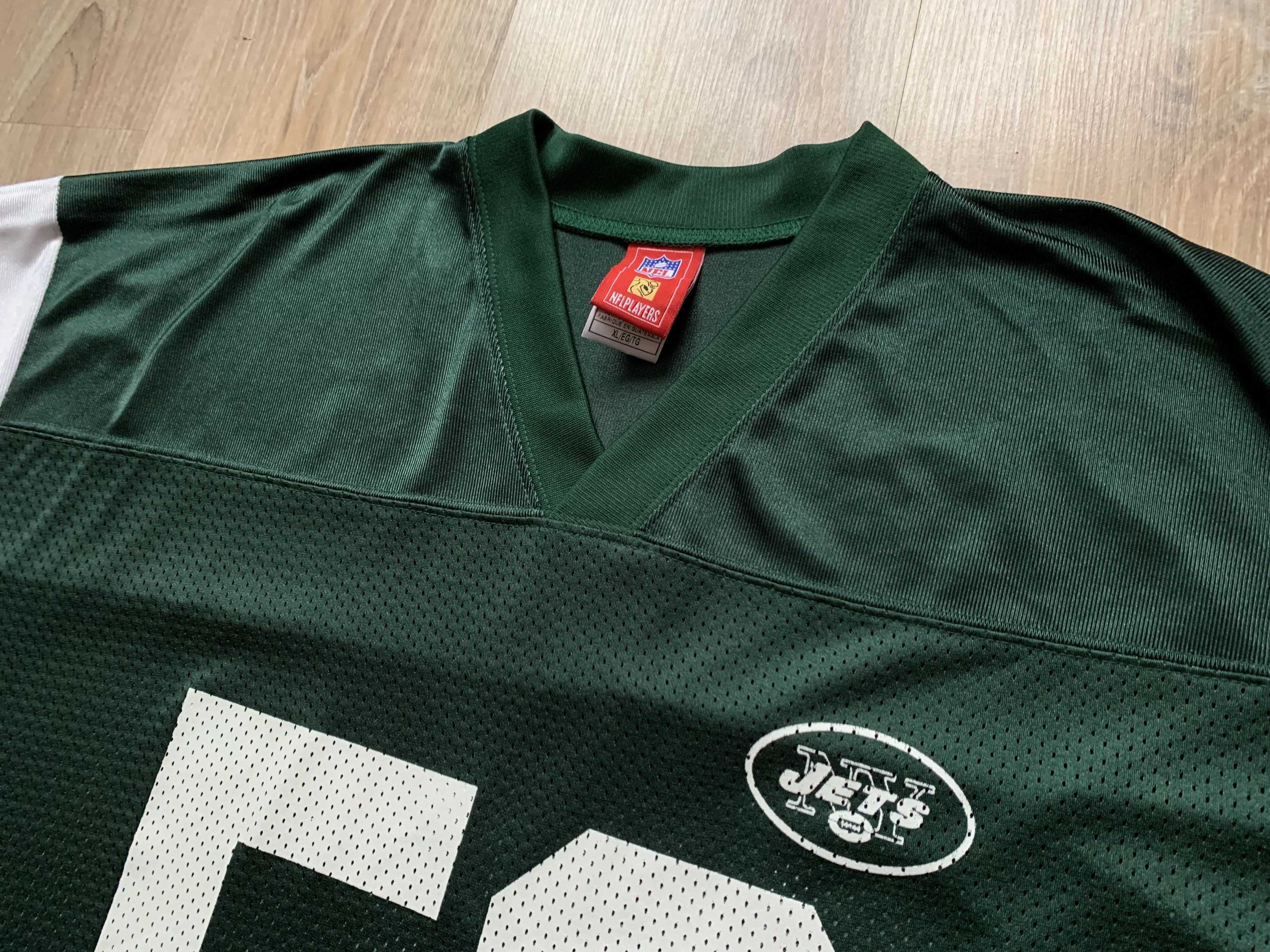NFL × Reebok × Vintage NFLplayers New York Jets Vernon Gholston #56 Jersey 2008 Size US XL / EU 56 / 4 - 7 Thumbnail