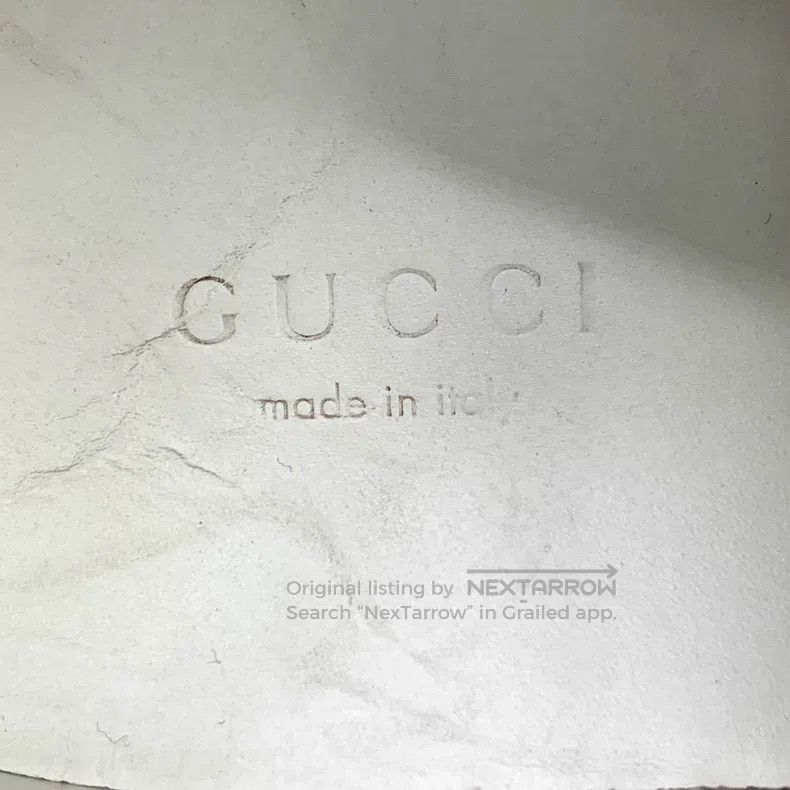 Gucci Gucci White, red and green webbing bee embroidery lacing c Size US 5 / IT 35 - 6 Thumbnail