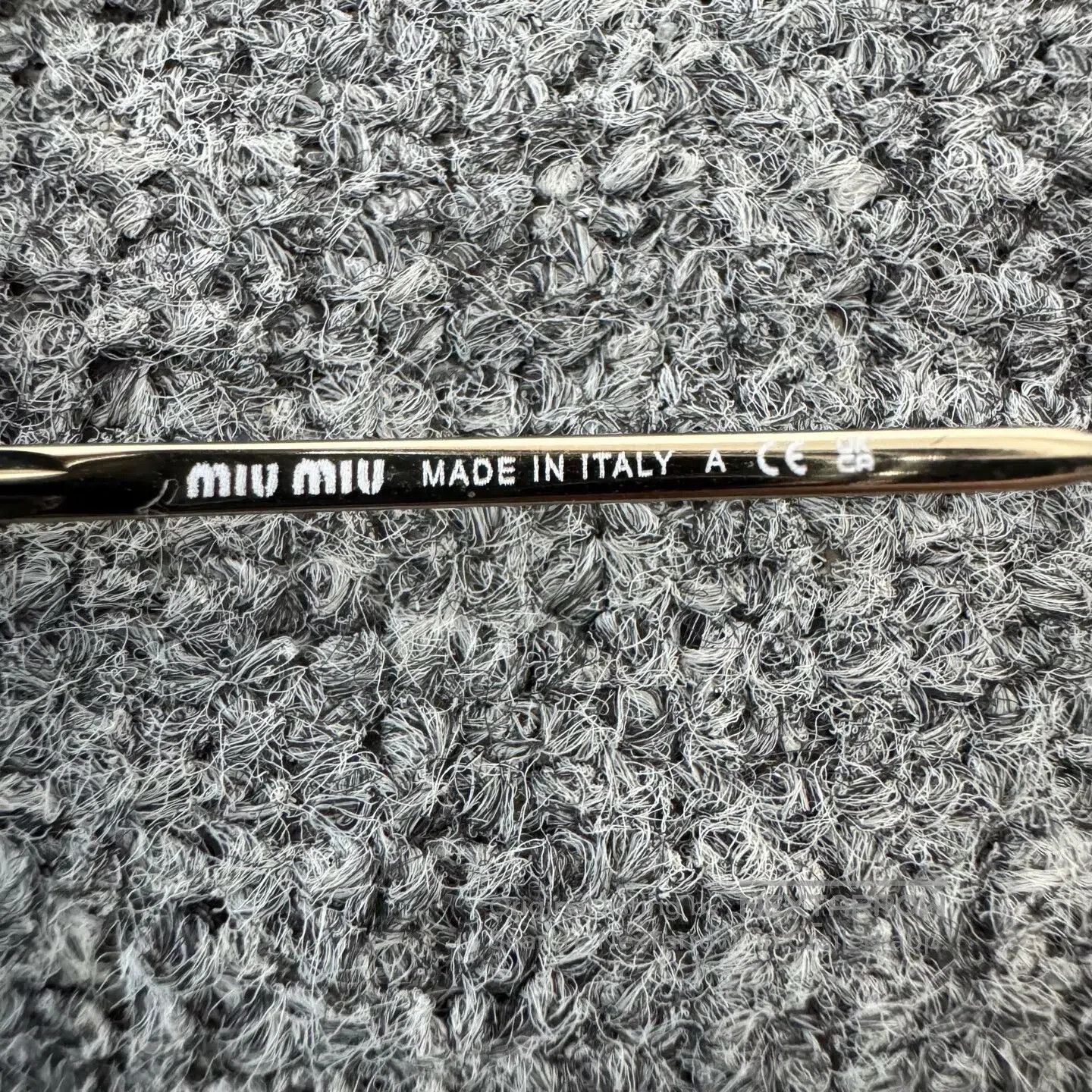 Miu Miu miu miu Alphabet logo metal frame with matte finish mirror Size ONE SIZE - 4 Thumbnail