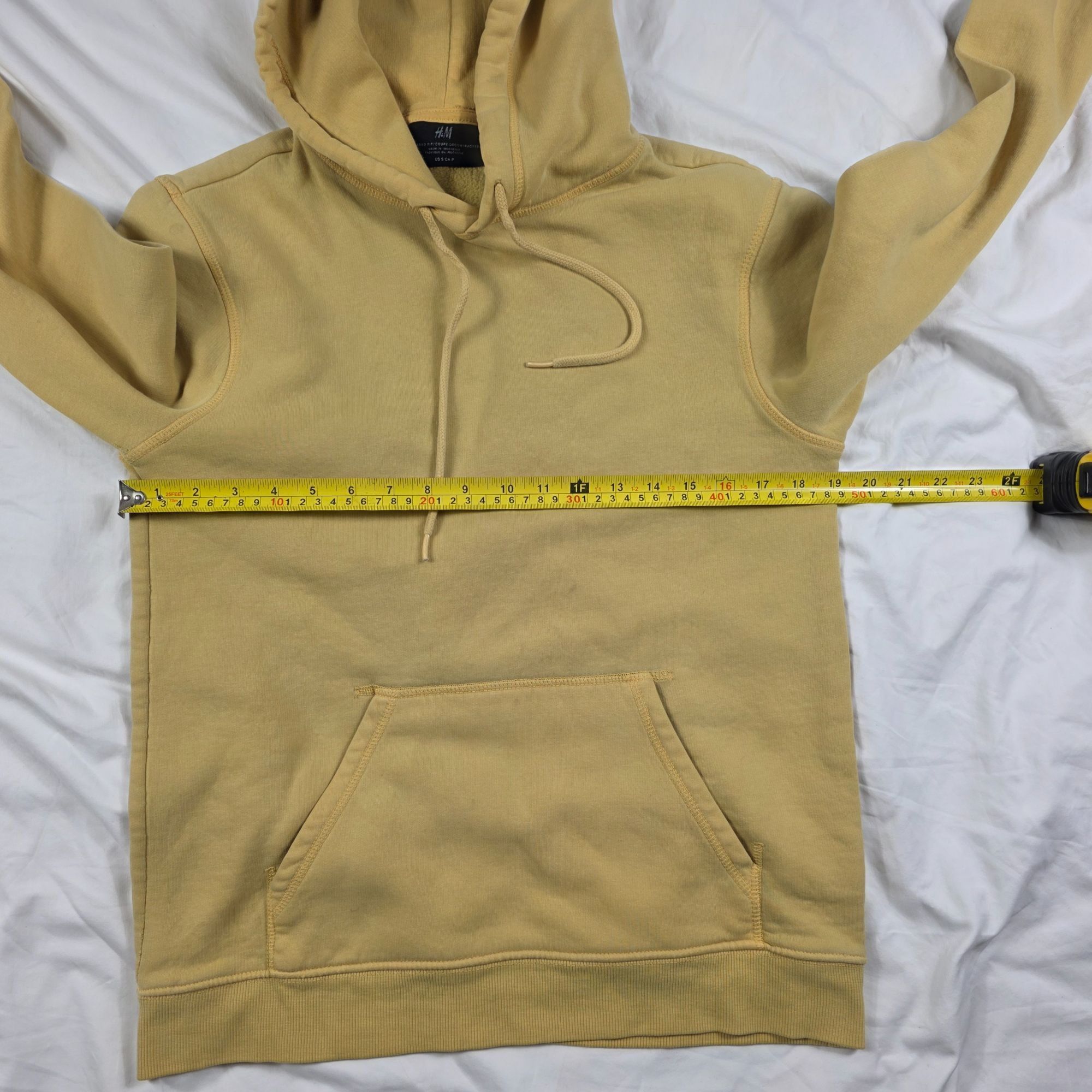 H&M H&M Relaxed Fit Mens Size Small Yellow Pullover Casual Sweat Size US S / EU 44-46 / 1 - 6 Thumbnail