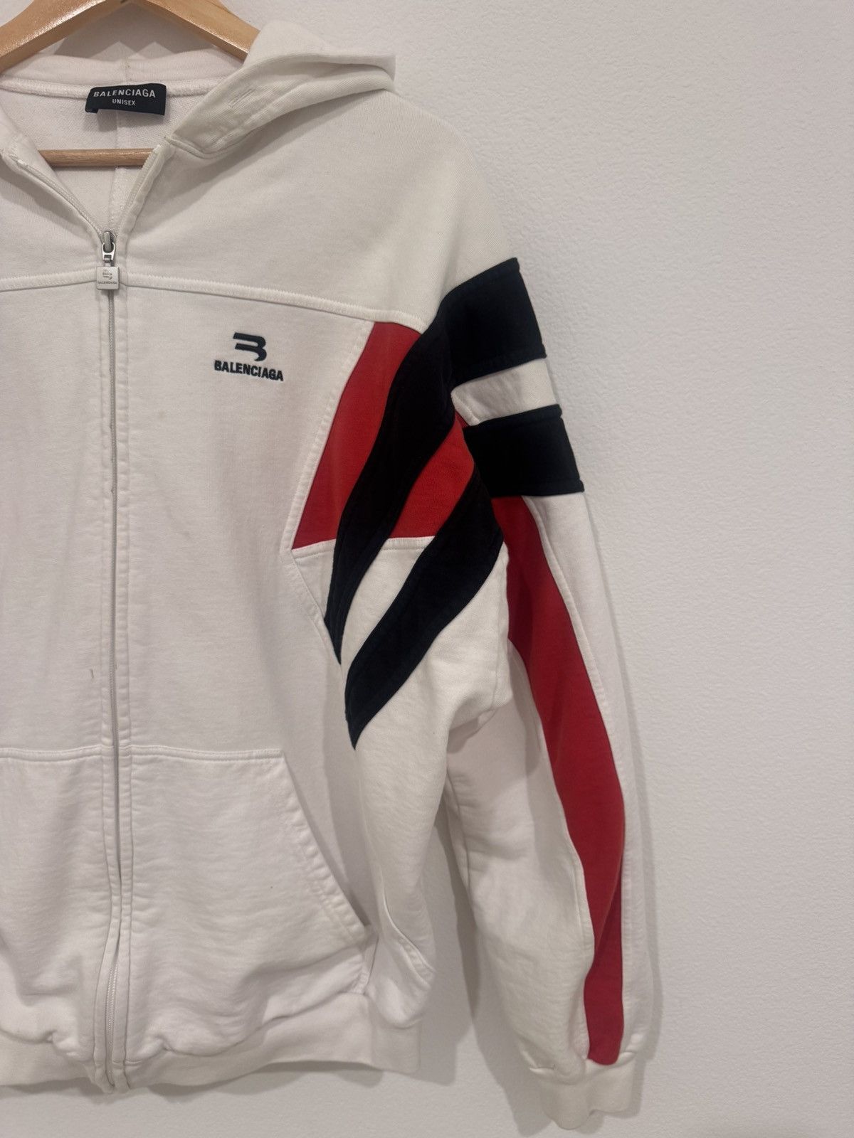 Balenciaga Balenciaga Sporty B Zip-Up Tracksuit Hoodie Size US L / EU 52-54 / 3 - 2 Thumbnail