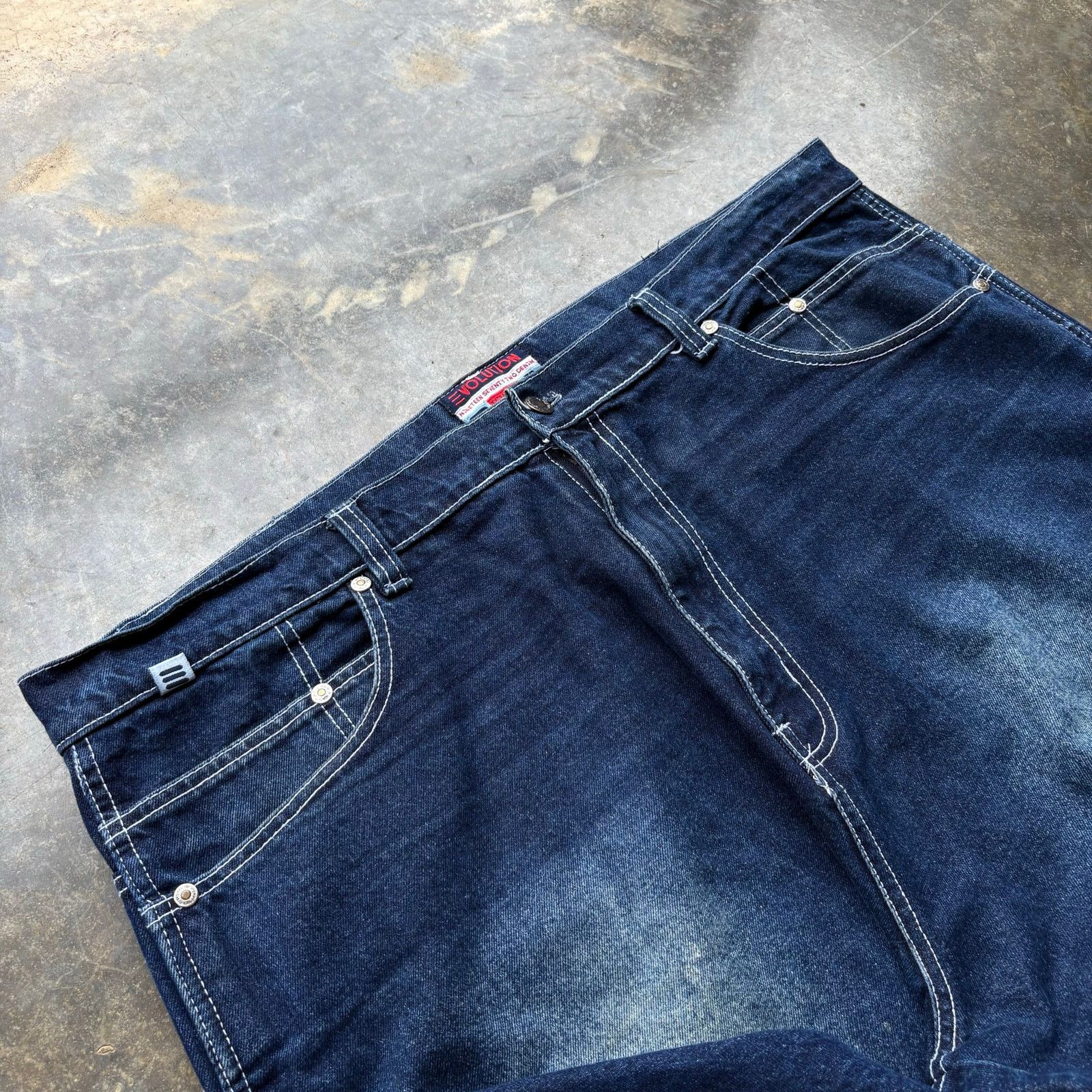 Southpole Super Baggy Evolution Wide Leg Blue Jeans Size US 42 / EU 58 - 4 Thumbnail