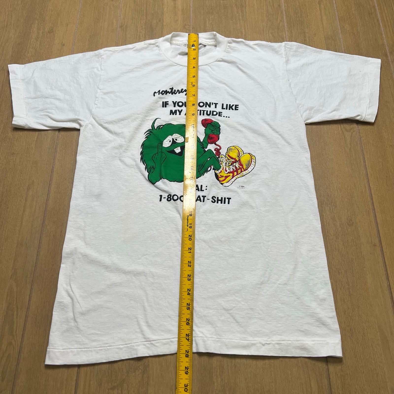 Vintage Vtg 80s Rare Camacho “if you don’t like my attitude” Sz L Size US L / EU 52-54 / 3 - 6 Thumbnail